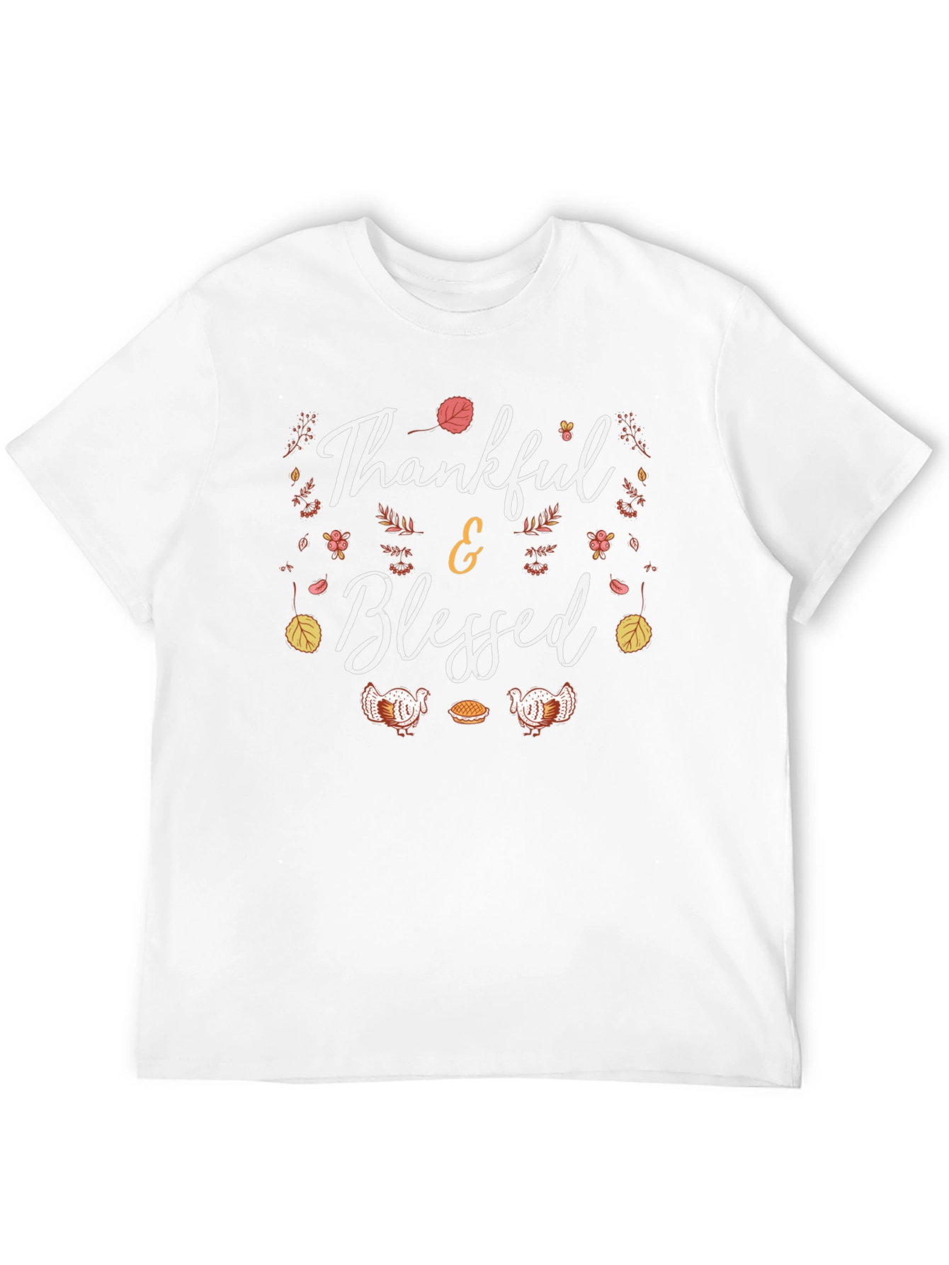 Thankful & Blessed Thanksgiving T-Shirt