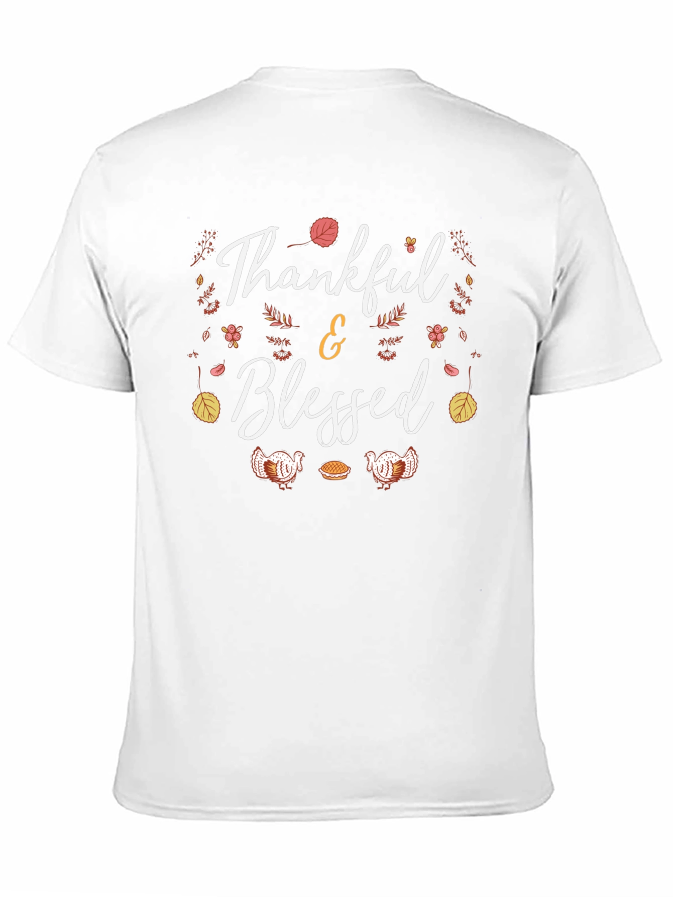 Thankful & Blessed Thanksgiving T-Shirt