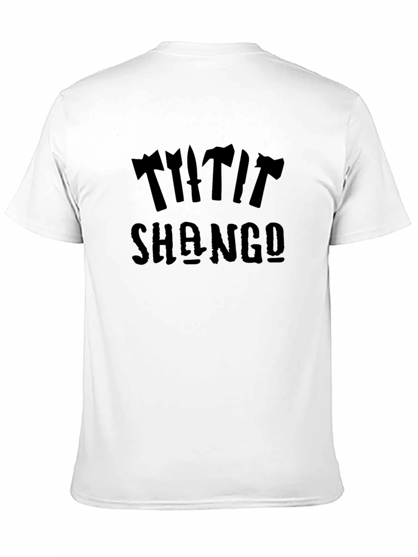 TITI SHANGO Black Graphic Tee