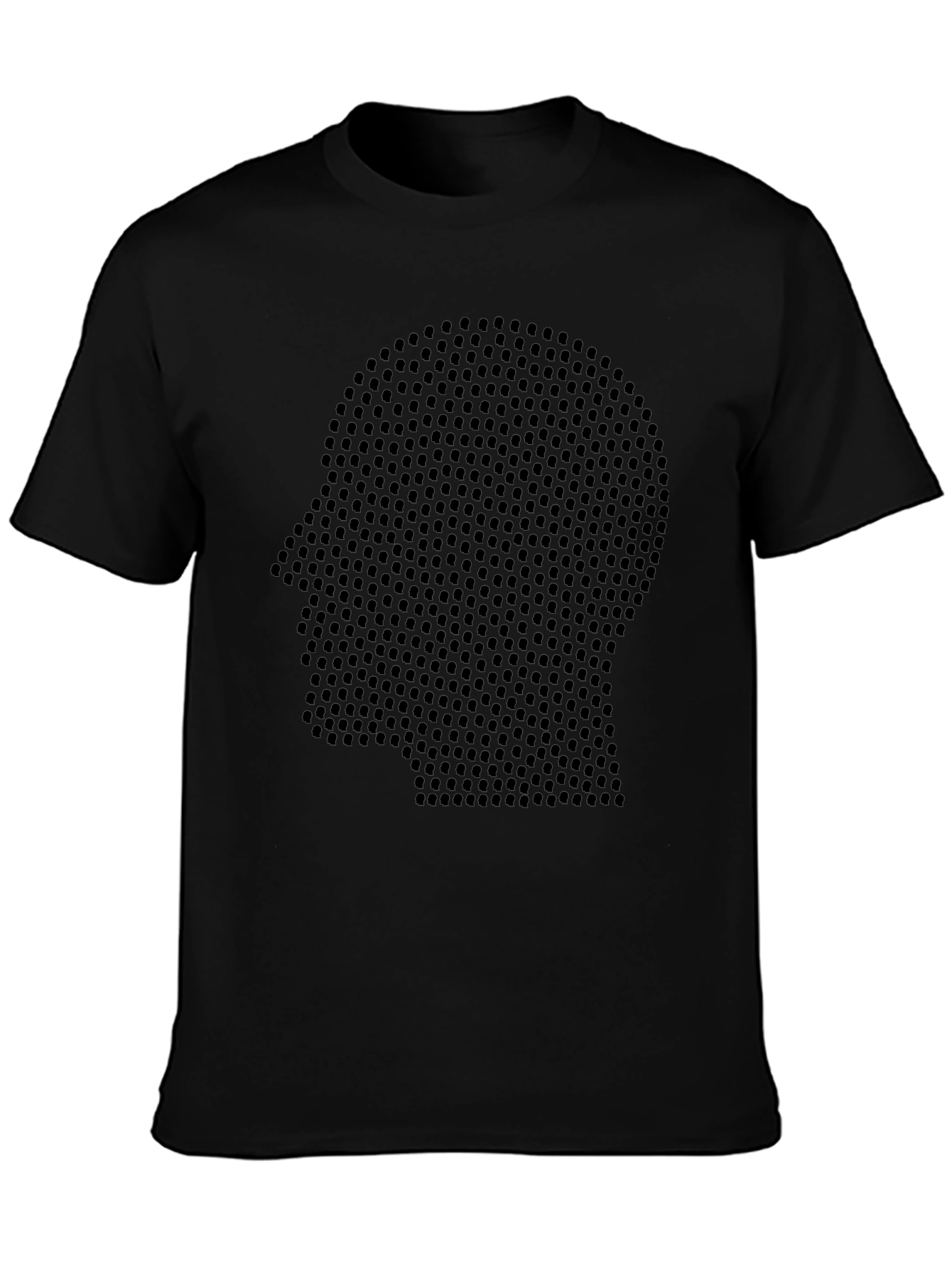 Abstract Head Graphic Tee - Modern Mens T-Shirt