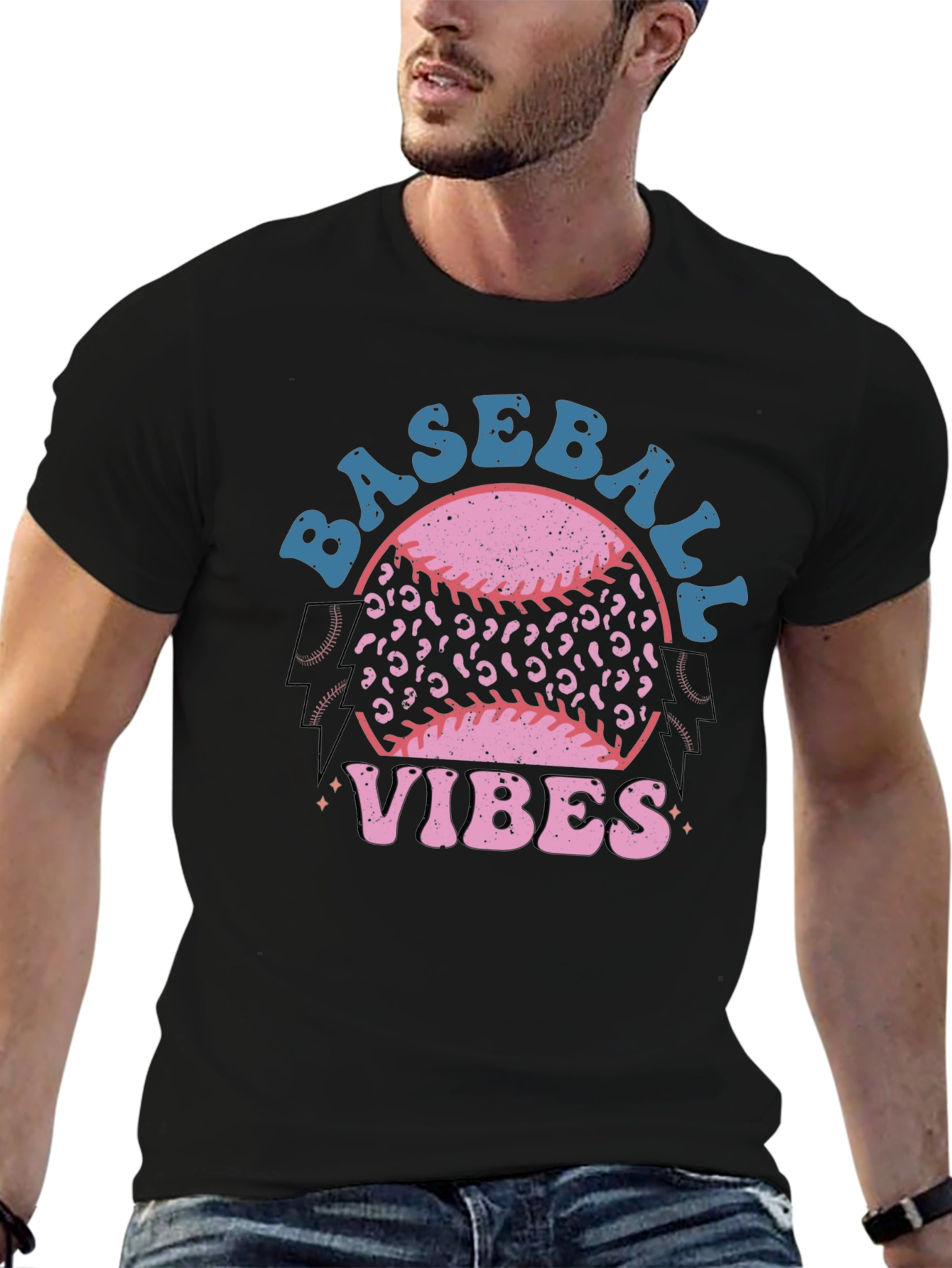 Baseball Vibes Graphic Tee - Sporty & Stylish