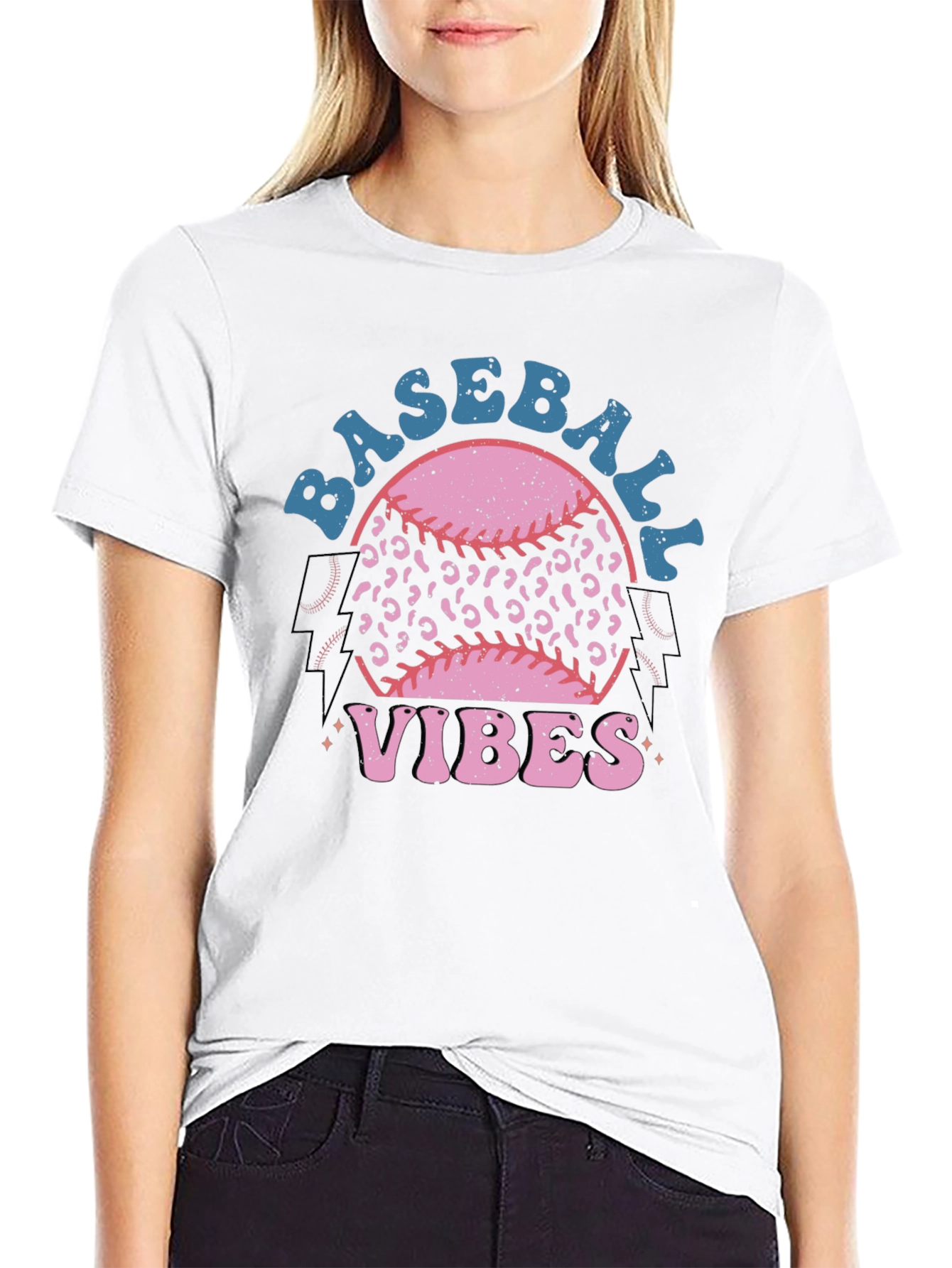 Baseball Vibes Graphic Tee - Sporty & Stylish