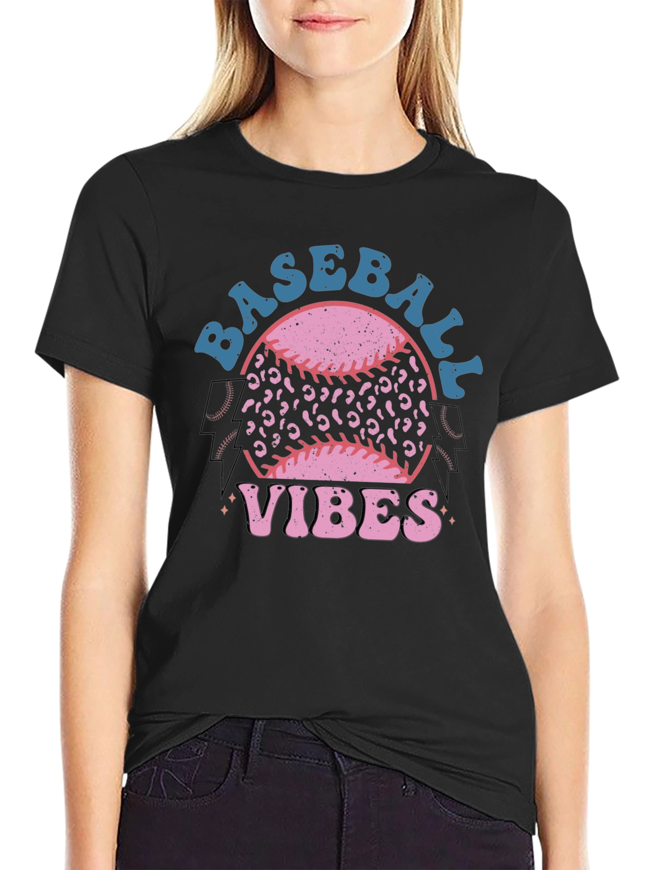 Baseball Vibes Graphic Tee - Sporty & Stylish