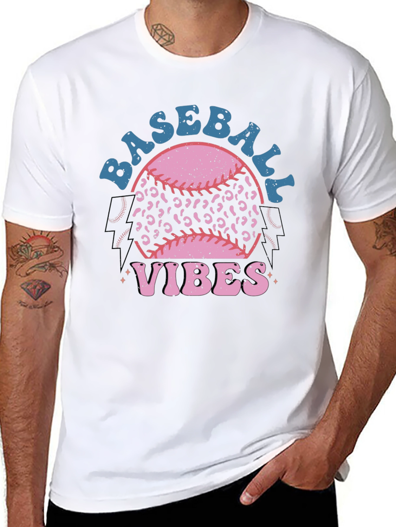 Baseball Vibes Graphic Tee - Sporty & Stylish
