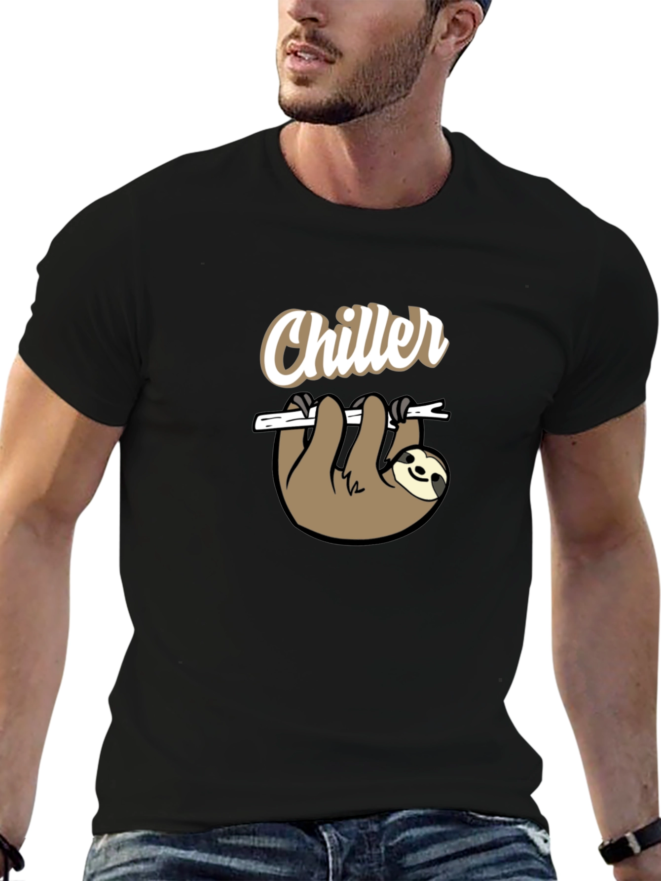 Chiller Sloth Graphic Tee - Relaxed Fit