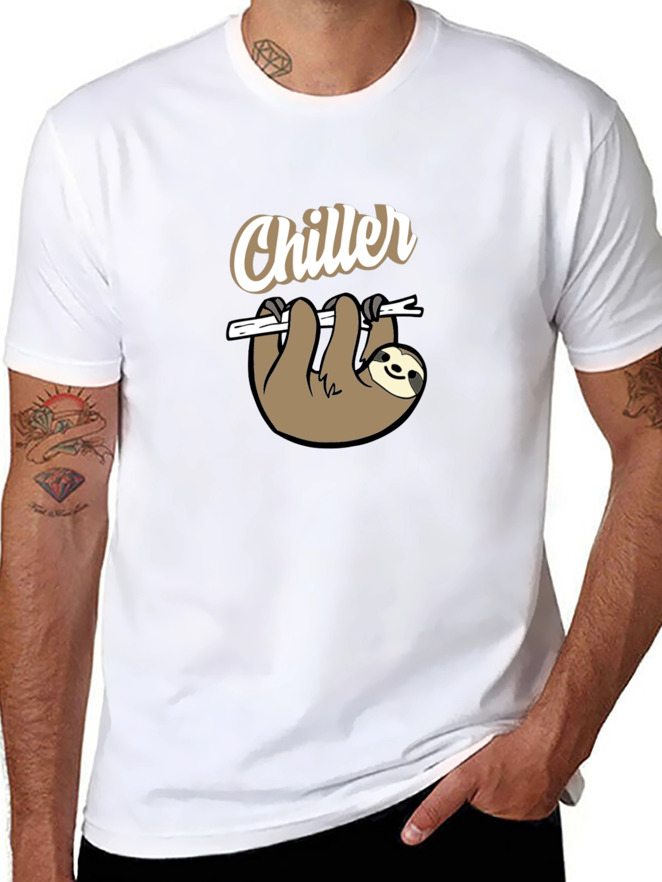Chiller Sloth Graphic Tee - Relaxed Fit