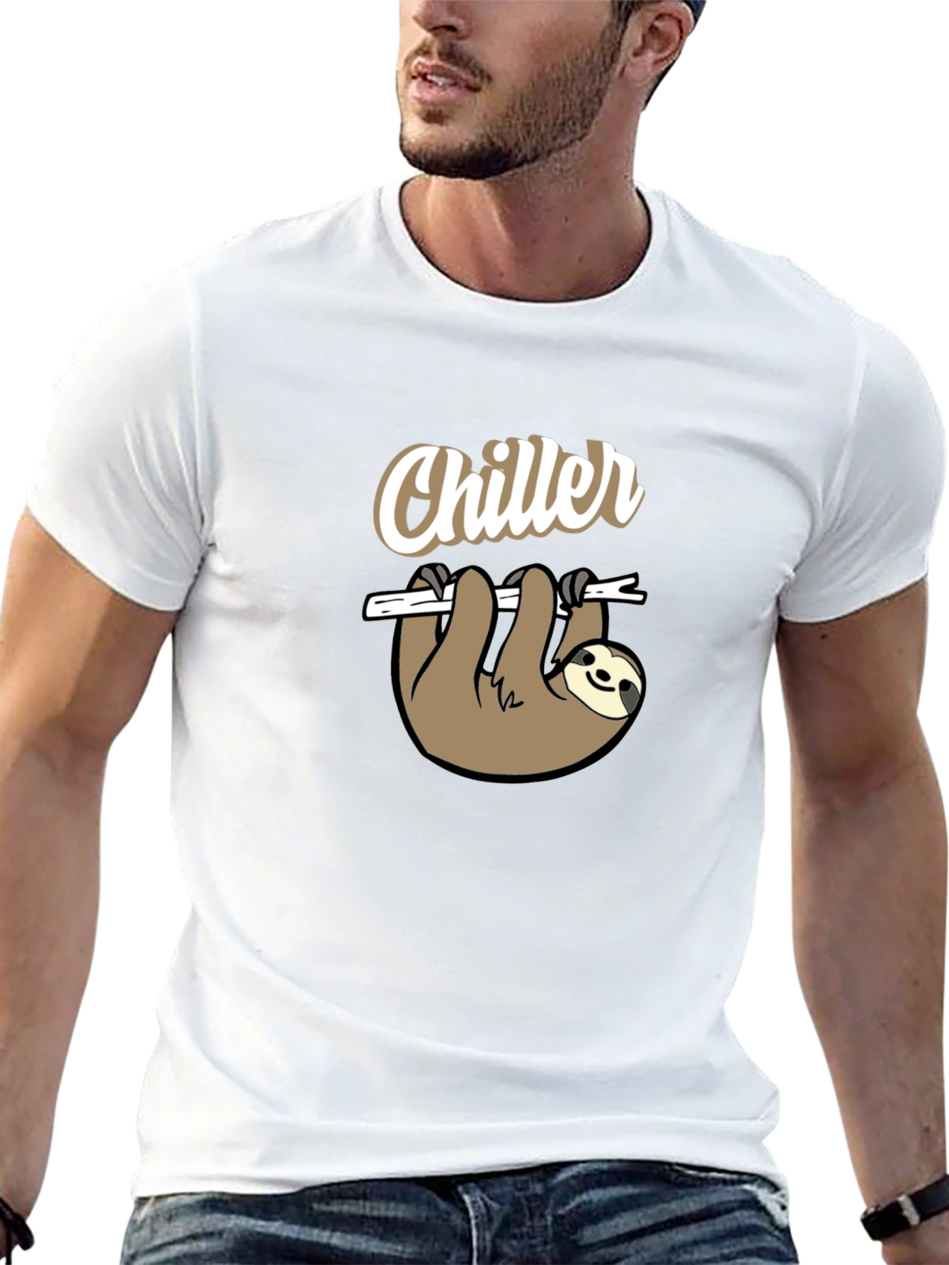 Chiller Sloth Graphic Tee - Relaxed Fit