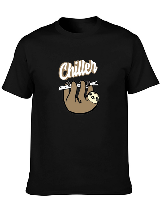 Chiller Sloth Graphic Tee - Relaxed Fit