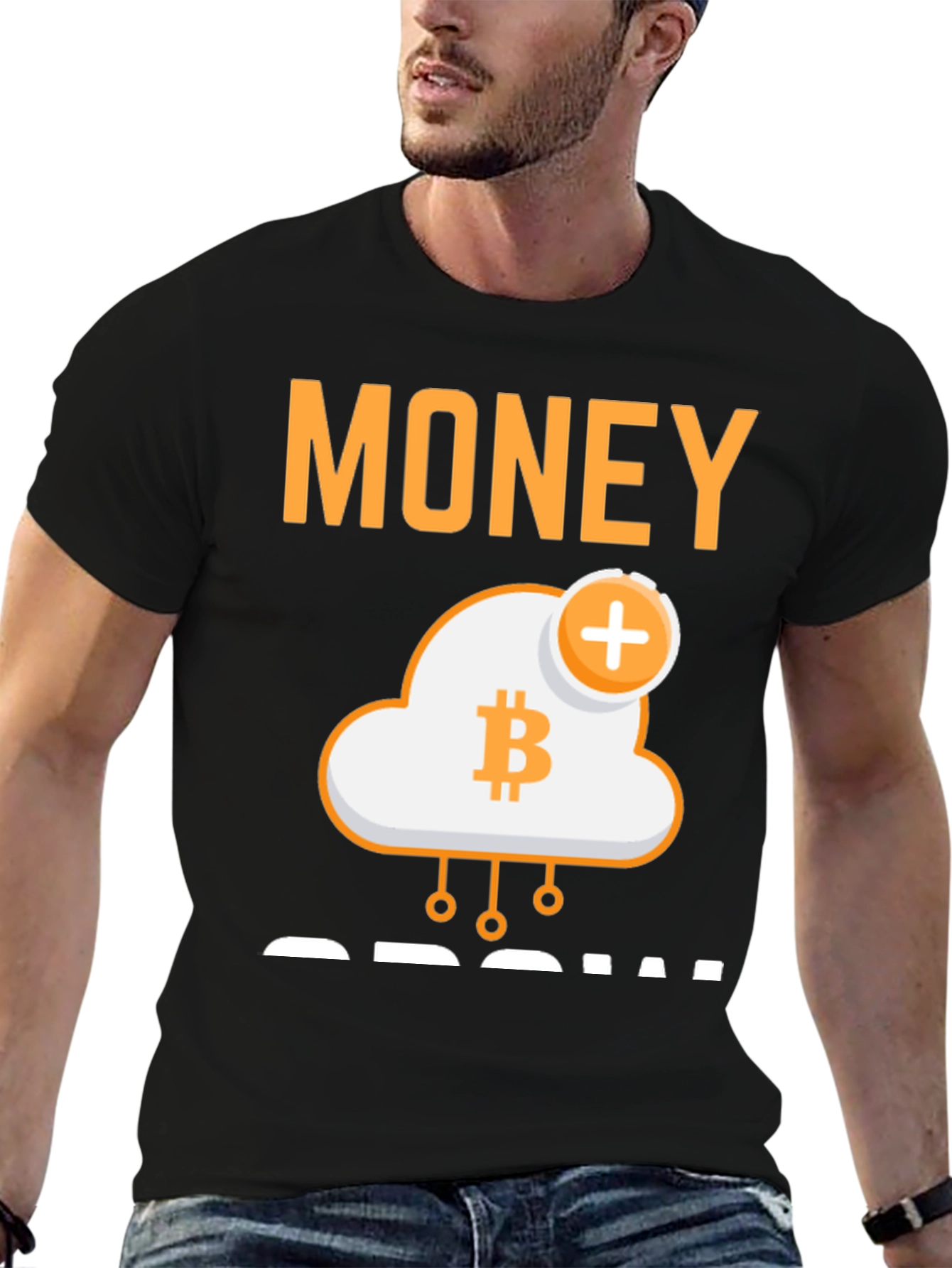 Bitcoin Cloud Money Grow T-Shirt