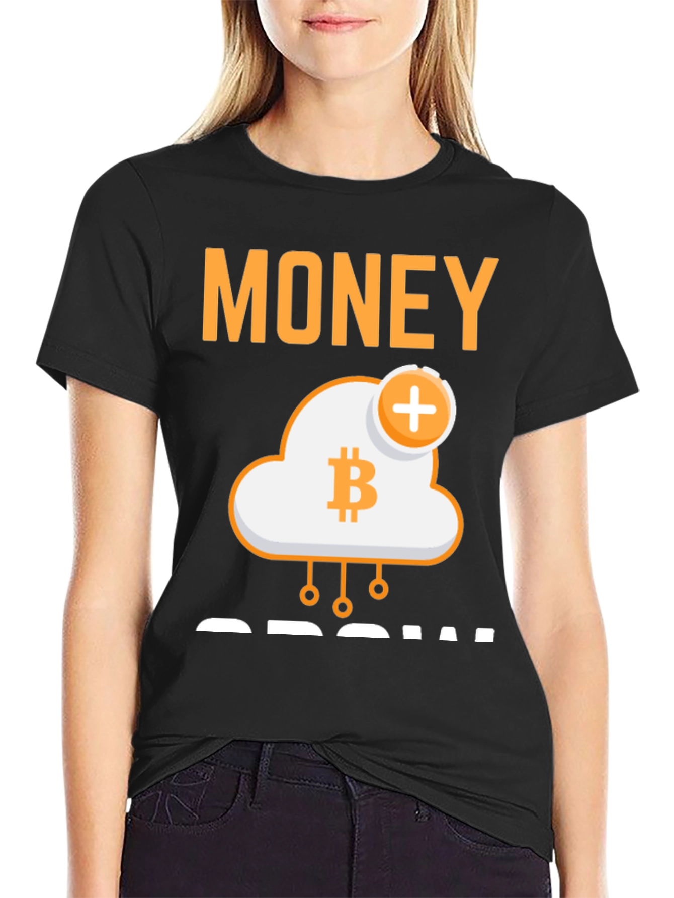 Bitcoin Cloud Money Grow T-Shirt