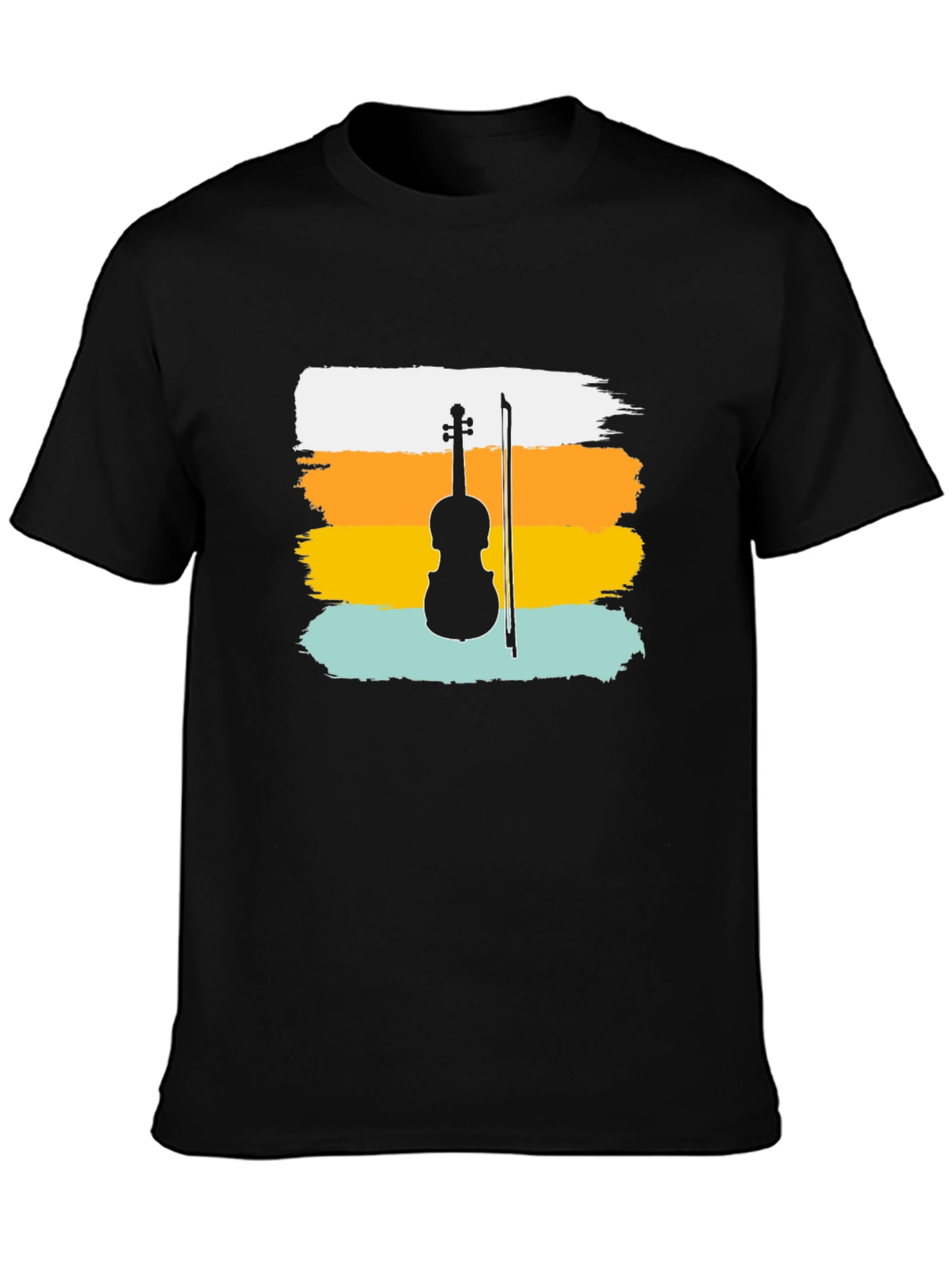 Violin Sunset Graphic Tee