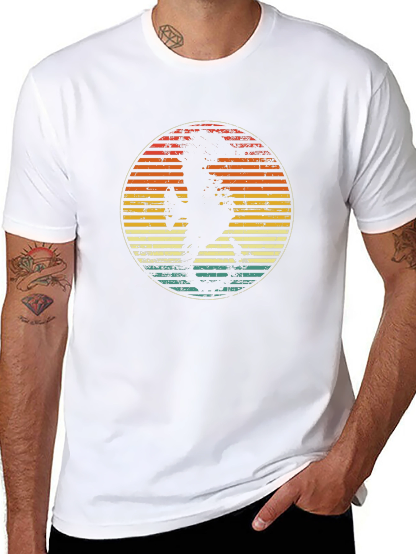 Retro Silhouette Graphic T-Shirt