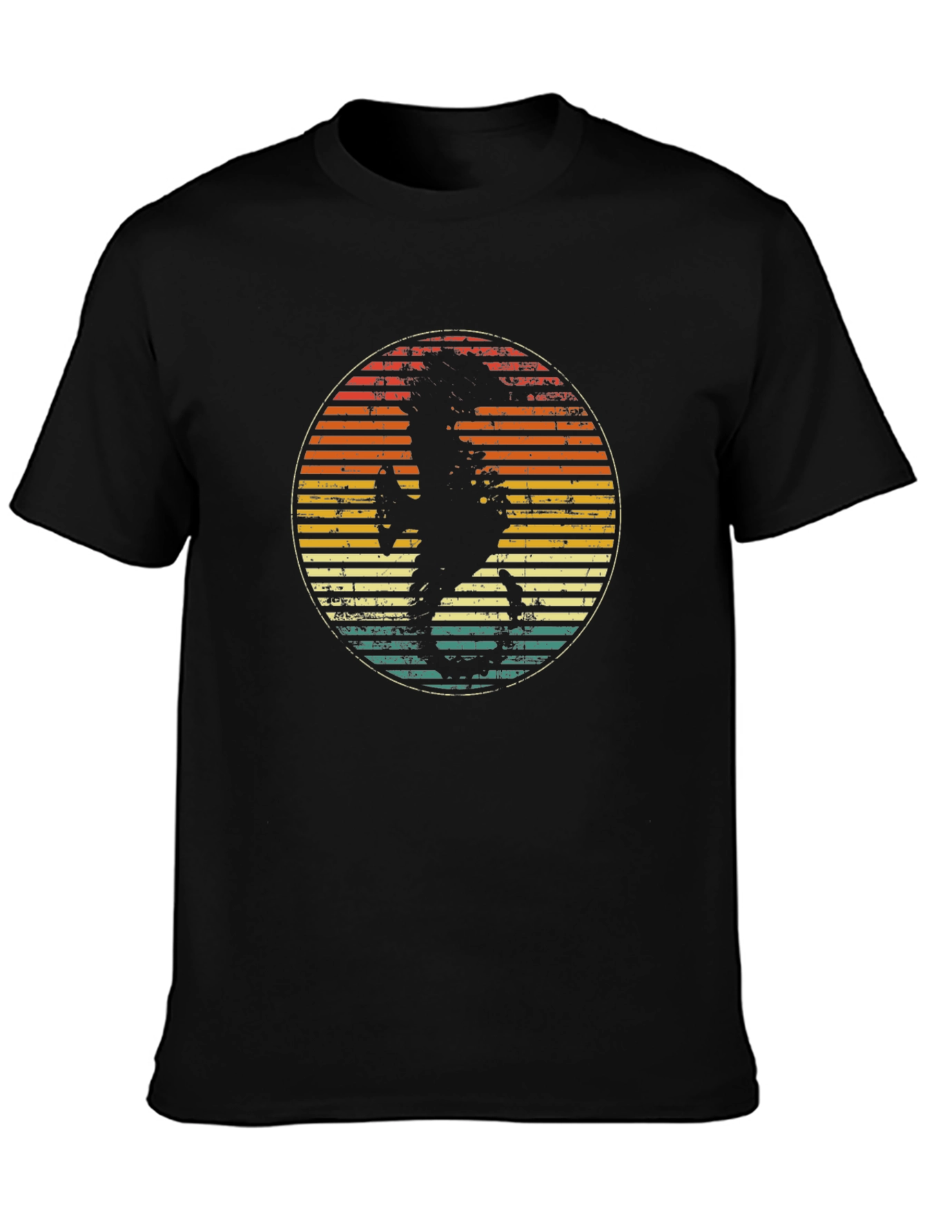 Retro Silhouette Graphic T-Shirt
