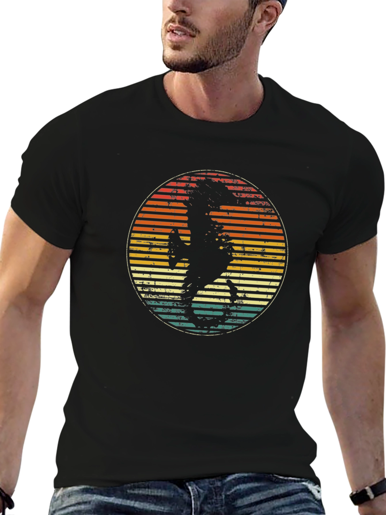 Retro Silhouette Graphic T-Shirt