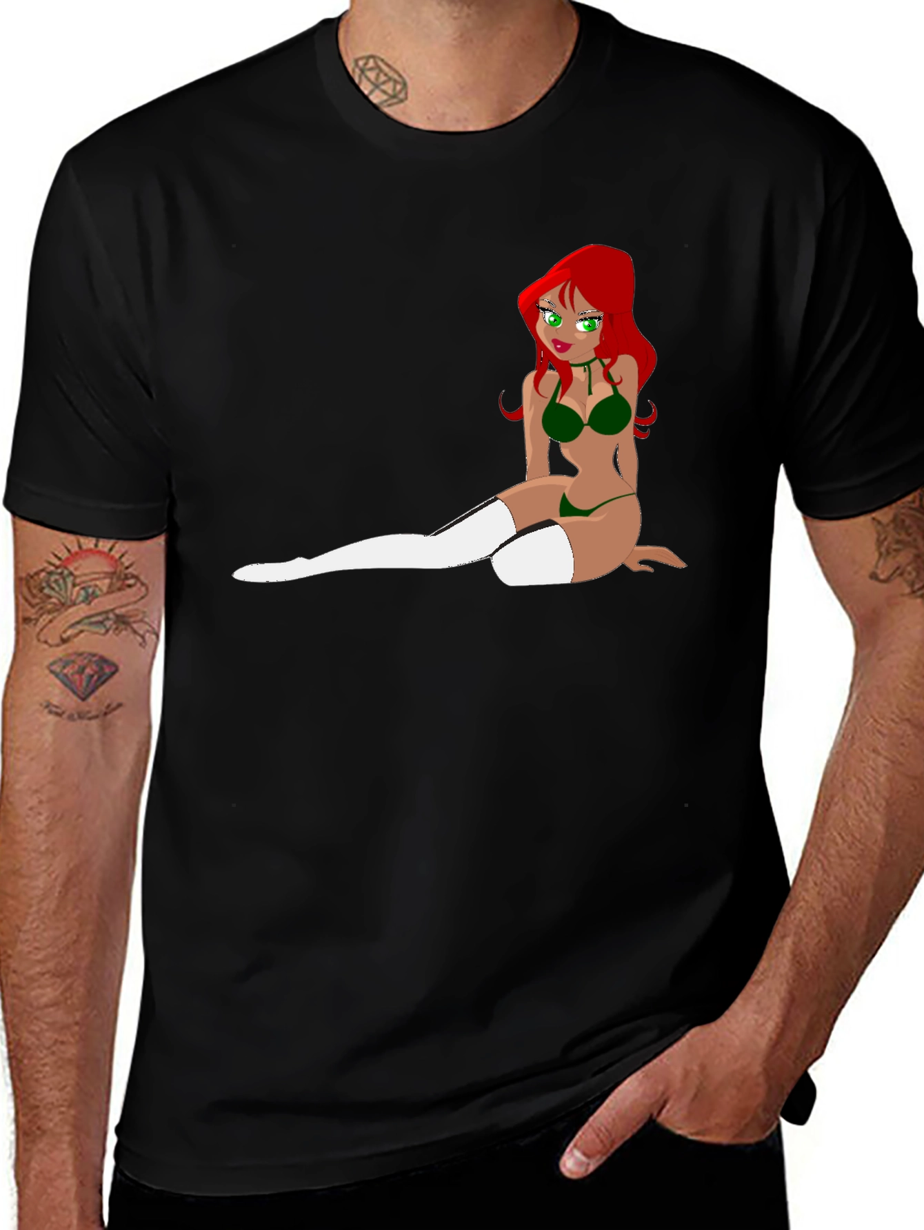 Cartoon Girl T-Shirt - Unique Graphic Tee