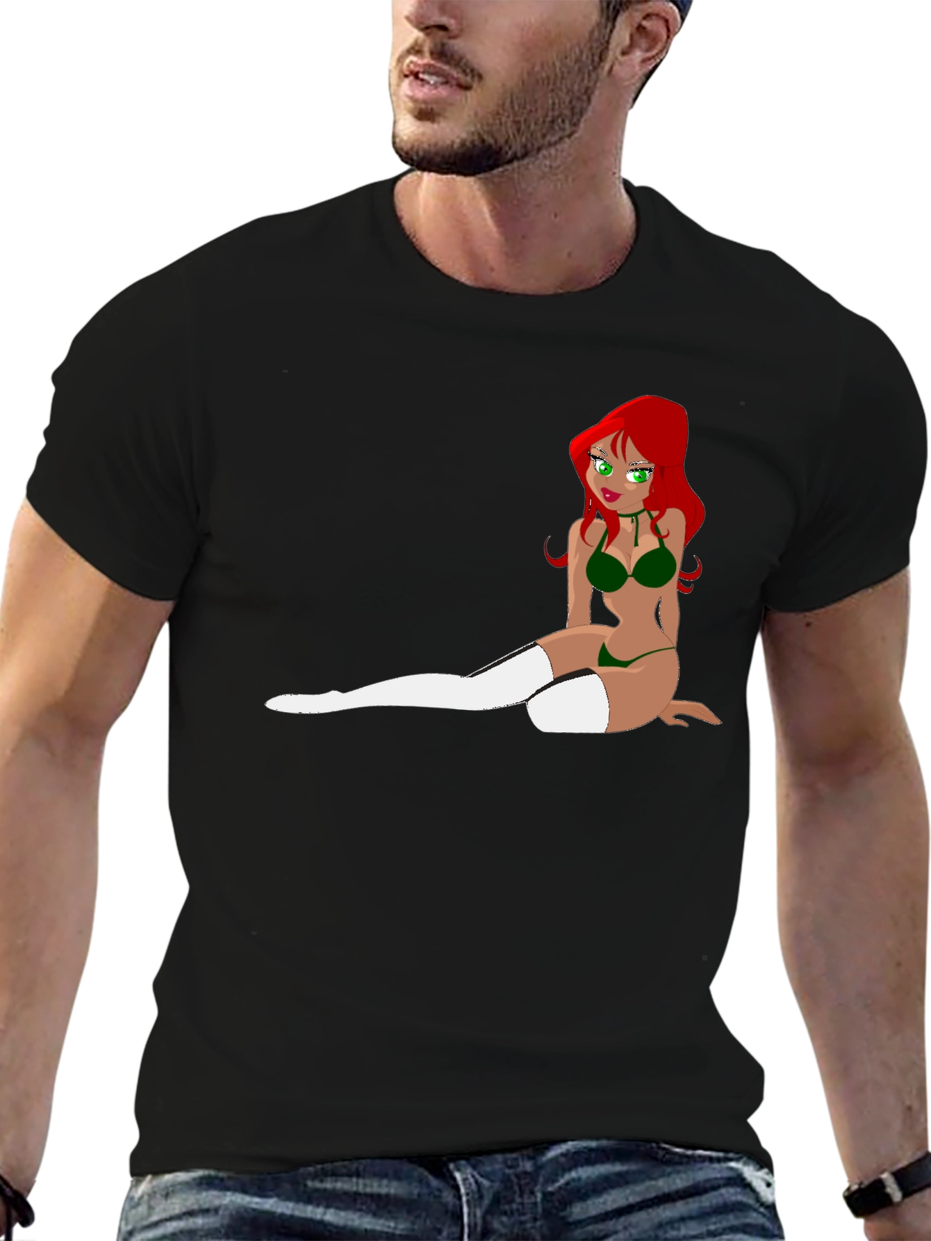 Cartoon Girl T-Shirt - Unique Graphic Tee