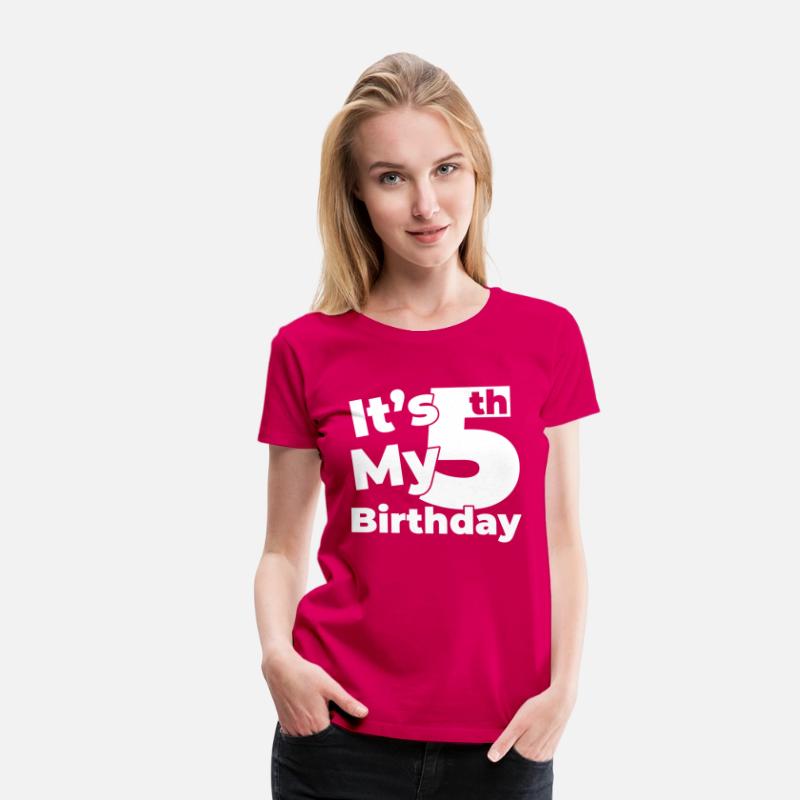 5th Birthday Shirt Its My 5th Birthday 5 Year