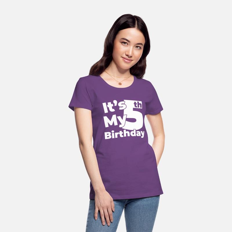 5th Birthday Shirt Its My 5th Birthday 5 Year