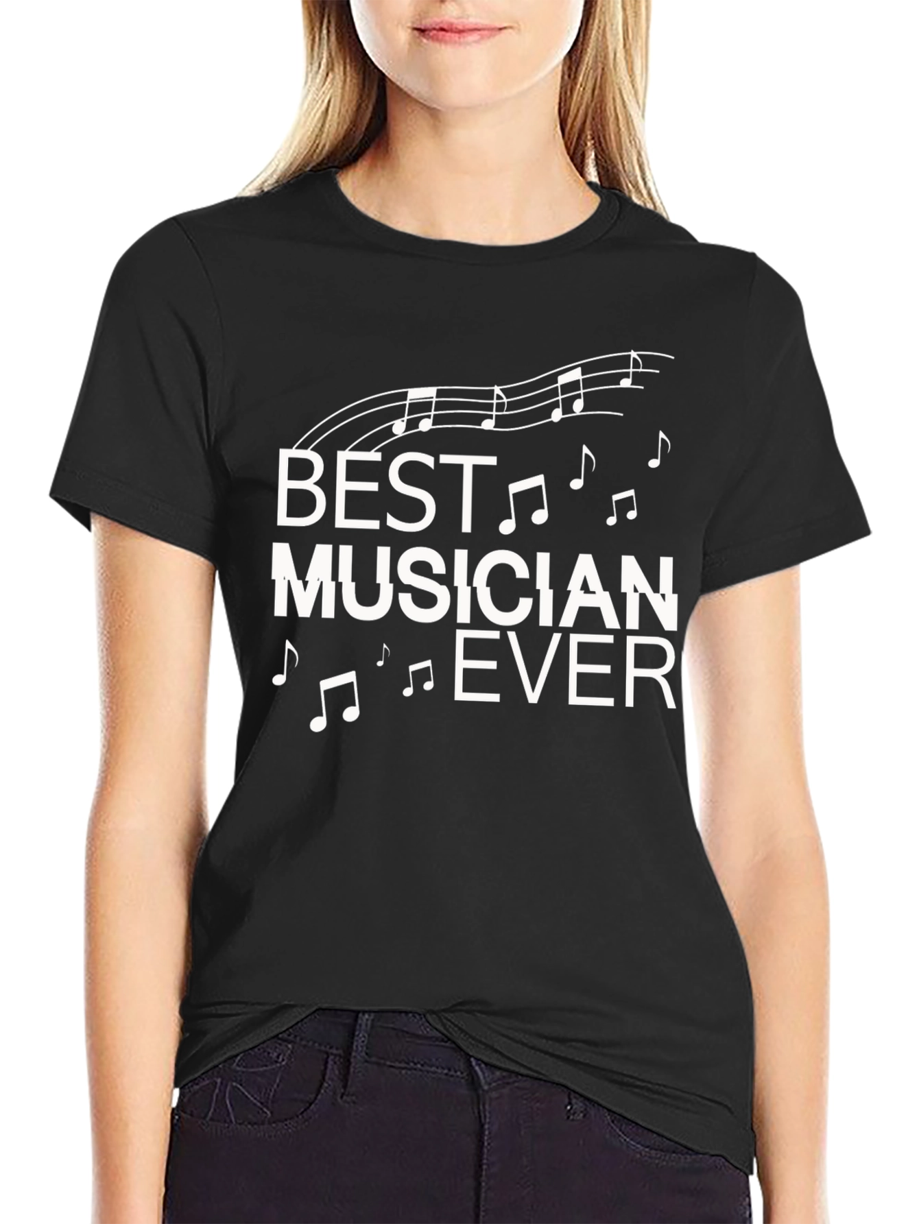 Best Musician Ever Graphic Tee Shirt
