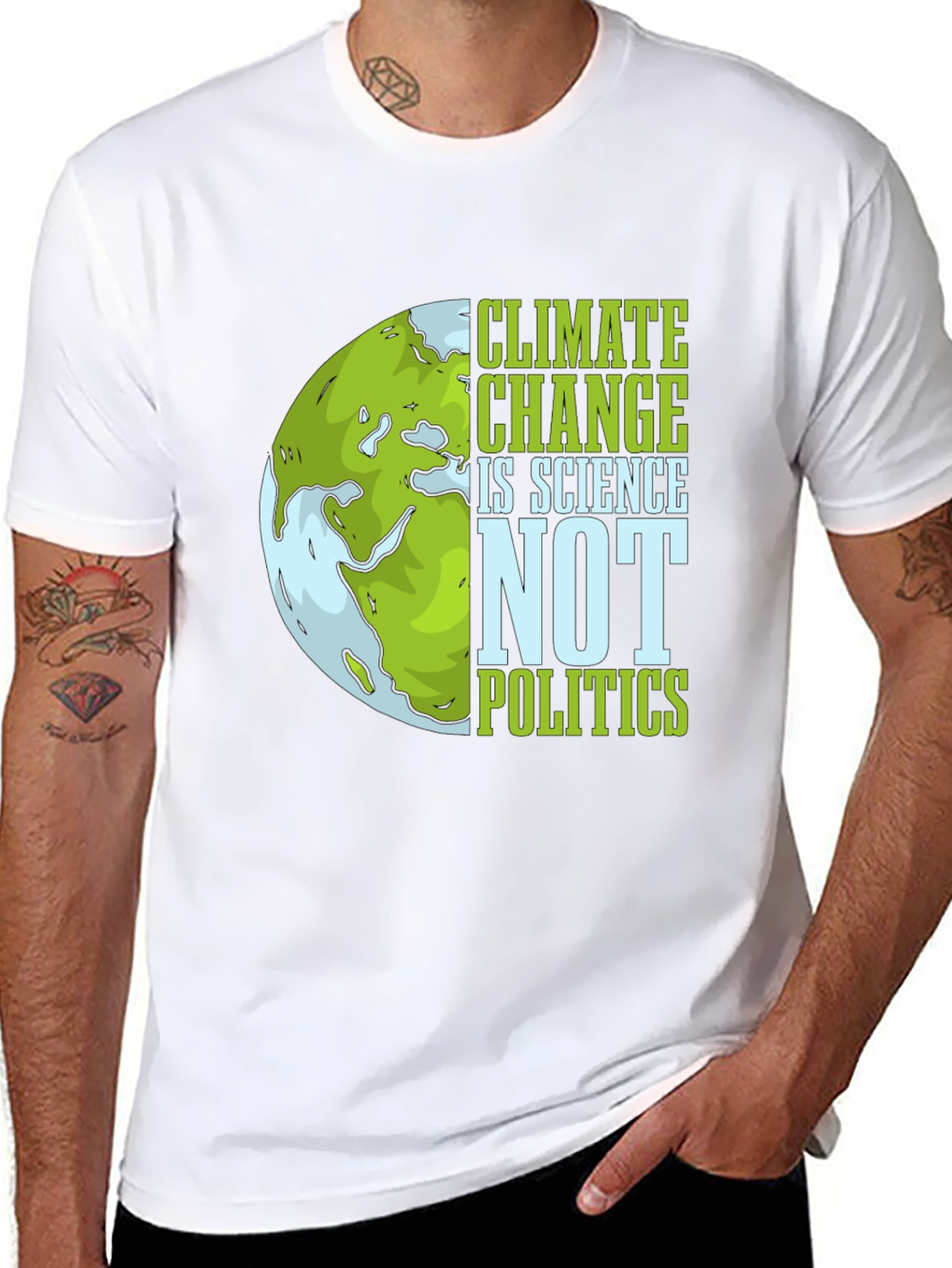 Climate Change Science Tee - Eco-Friendly Shirt