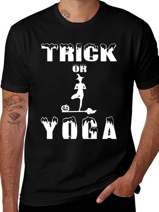 Trick Or Yoga Halloween T-Shirt