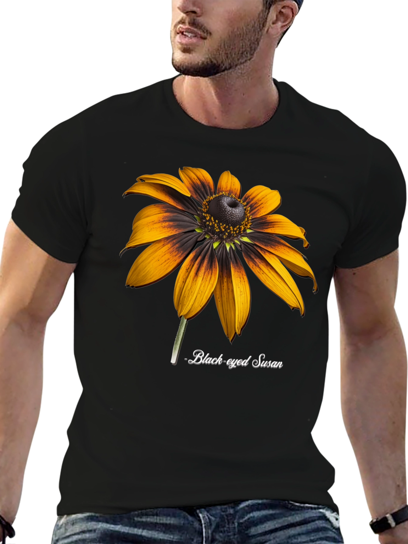 Black-Eyed Susan Flower Graphic T-Shirt