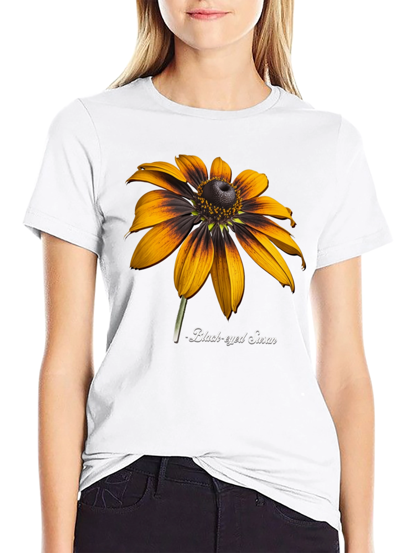 Black-Eyed Susan Flower Graphic T-Shirt