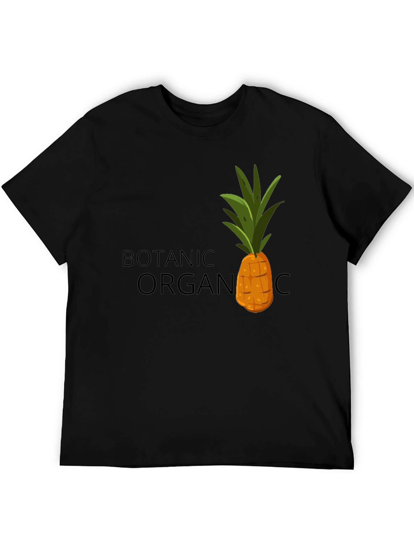 Botanic Organic Pineapple Graphic T-Shirt