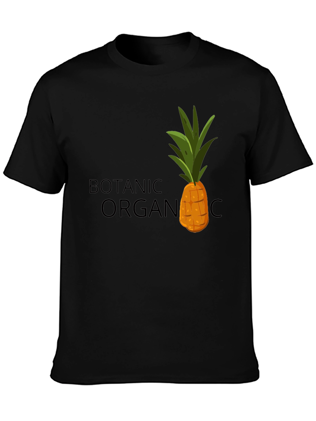 Botanic Organic Pineapple Graphic T-Shirt