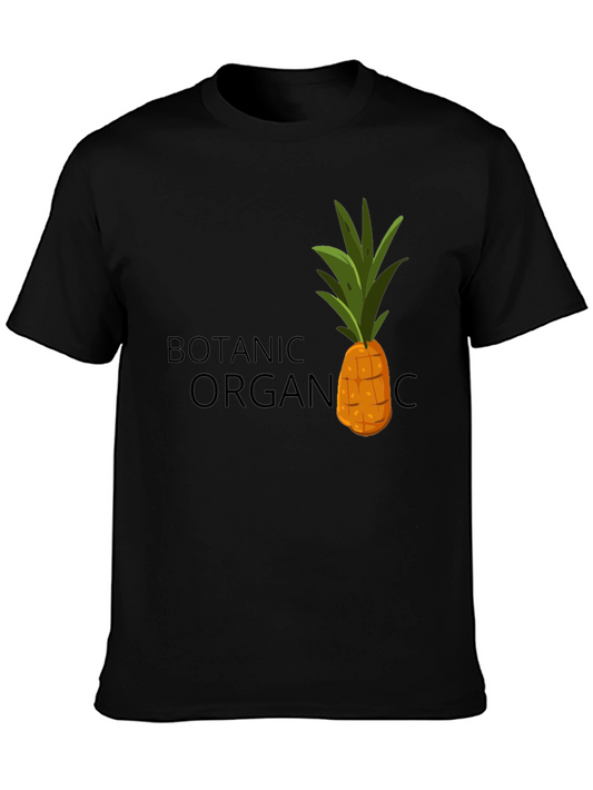 Botanic Organic Pineapple Graphic T-Shirt