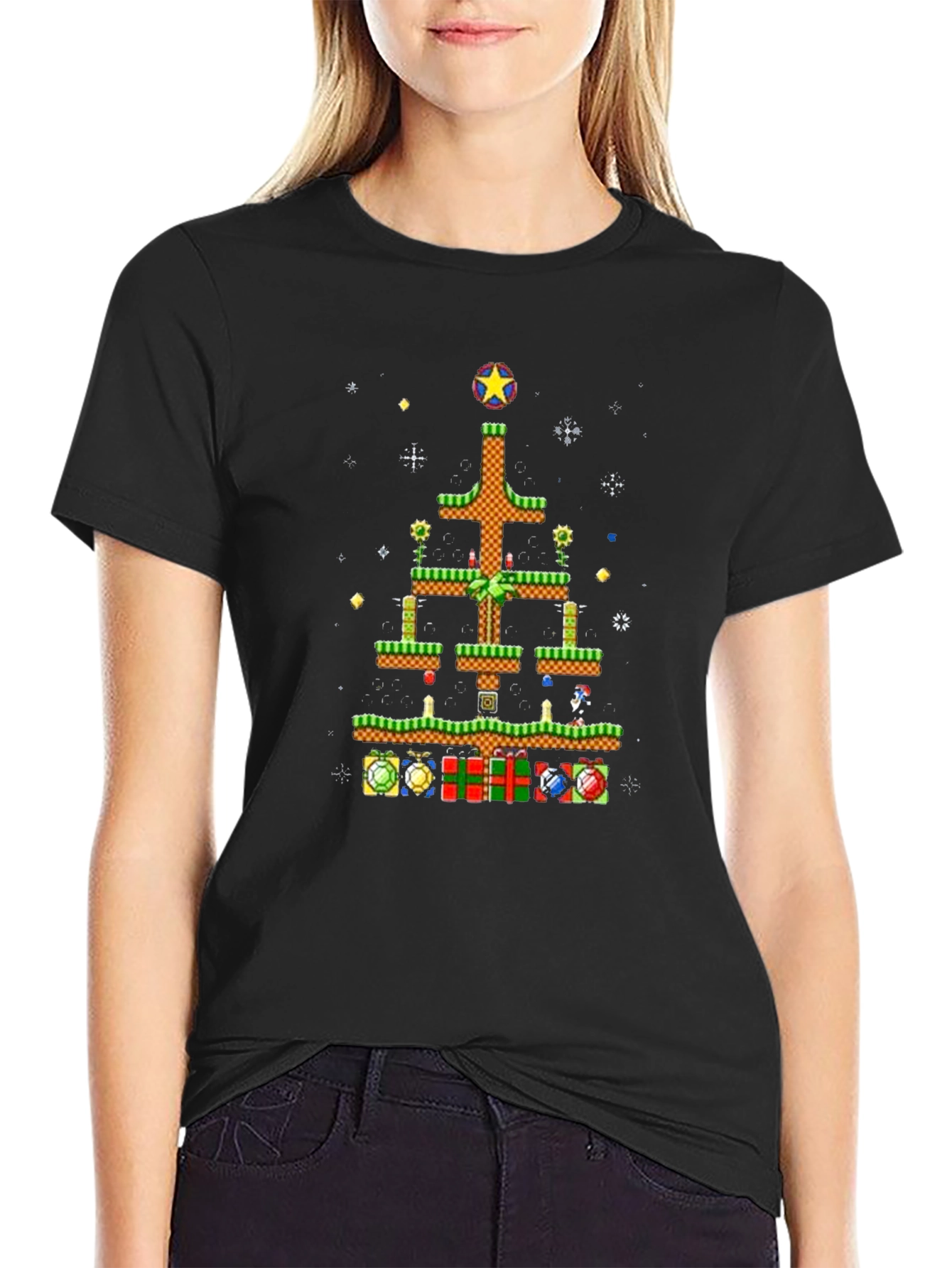 Sonic Christmas Tree T-Shirt