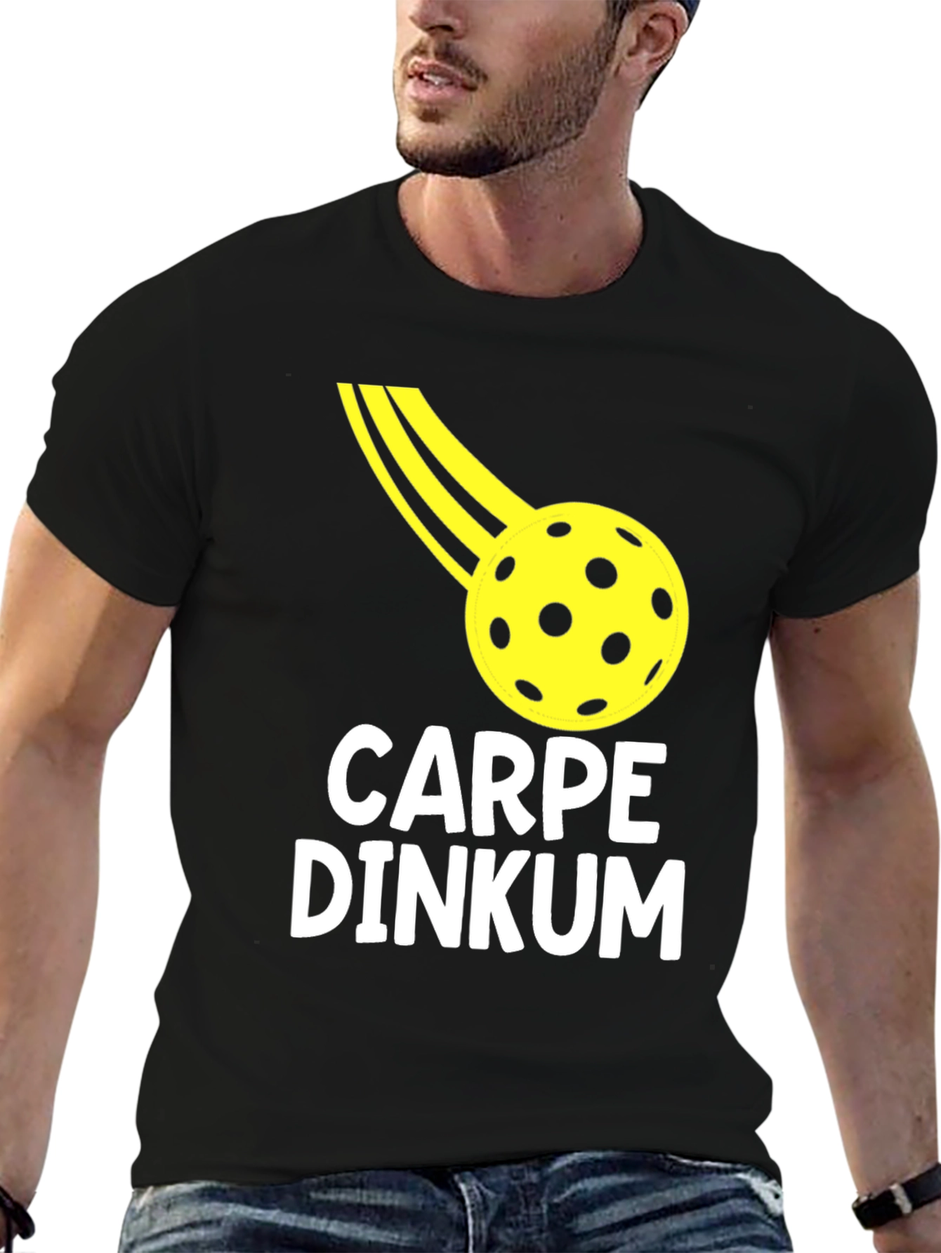 Carpe Dinkum Black Graphic Tee