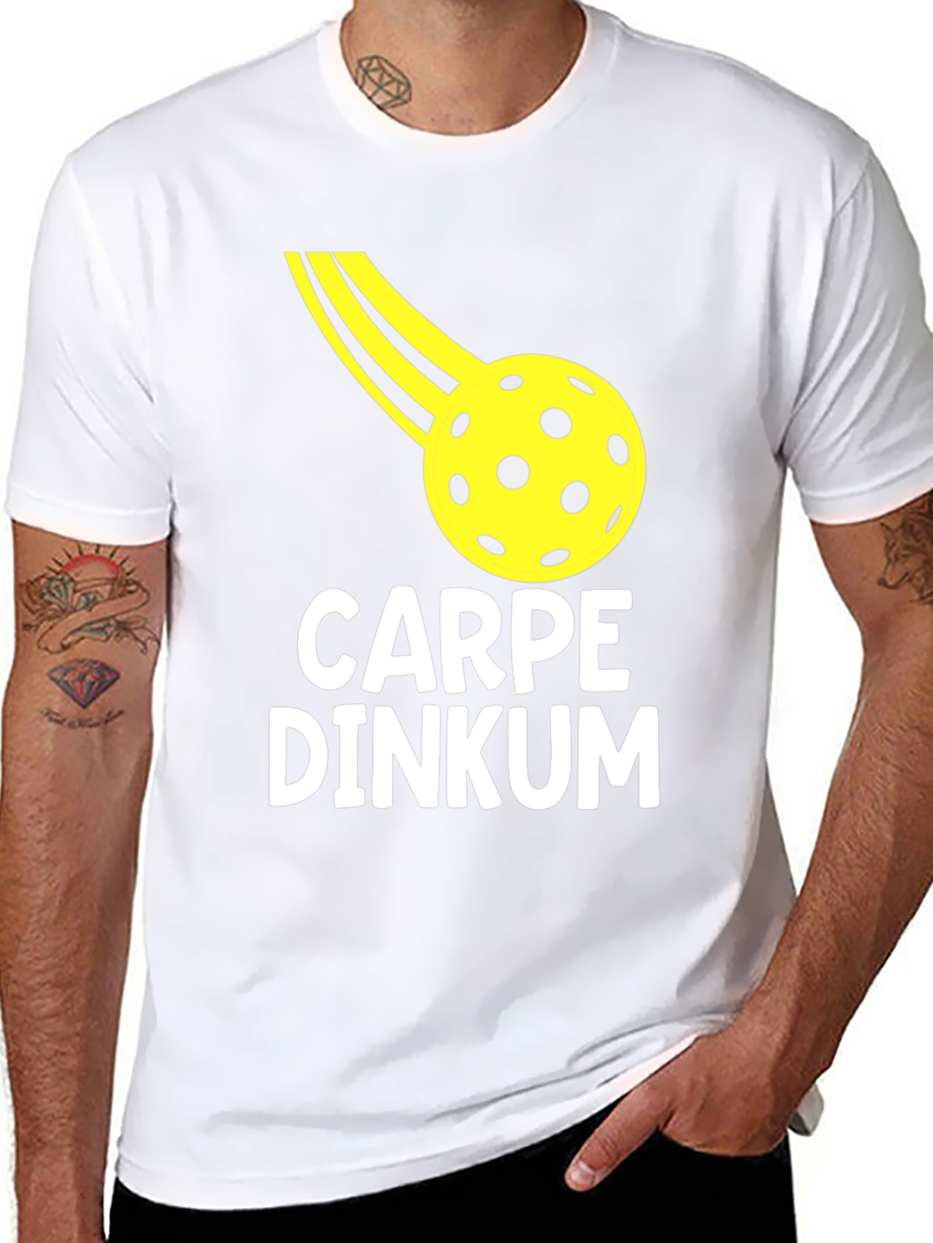 Carpe Dinkum Black Graphic Tee