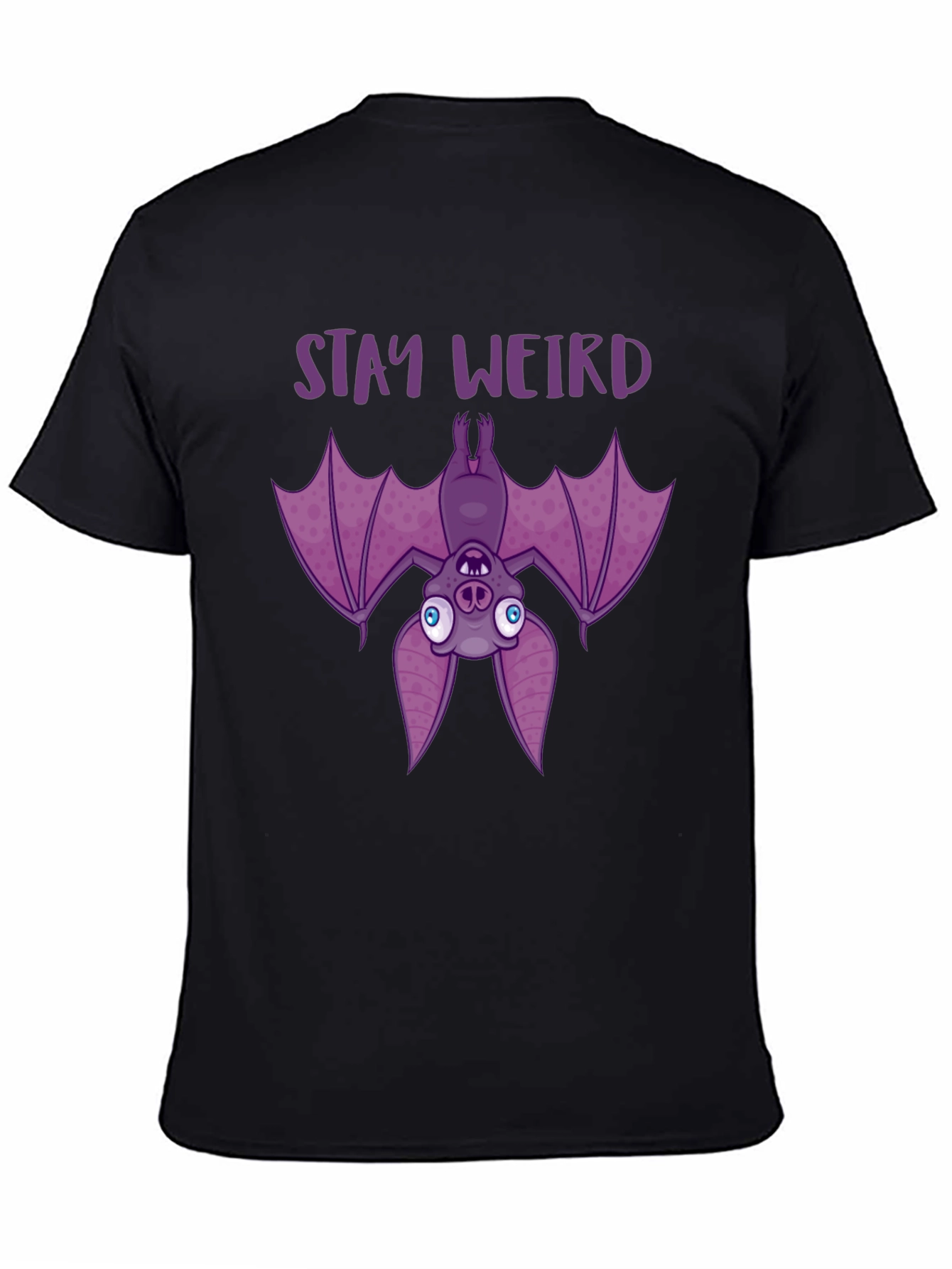 Stay Weird Bat Graphic T-Shirt