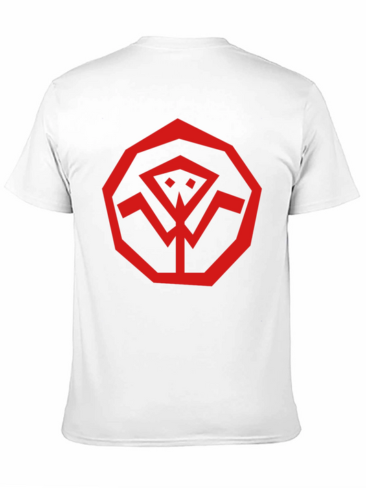 Red Symbol Black T-Shirt - Modern Style