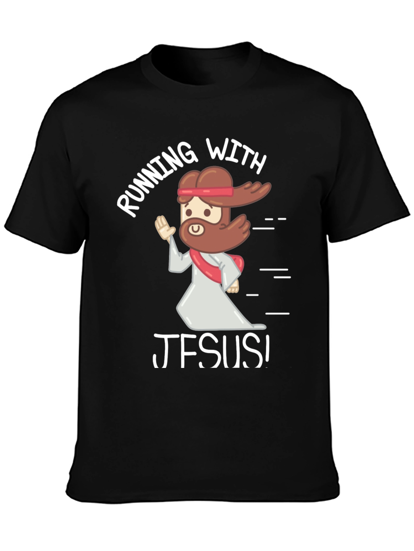 Running with Jesus Graphic T-Shirt