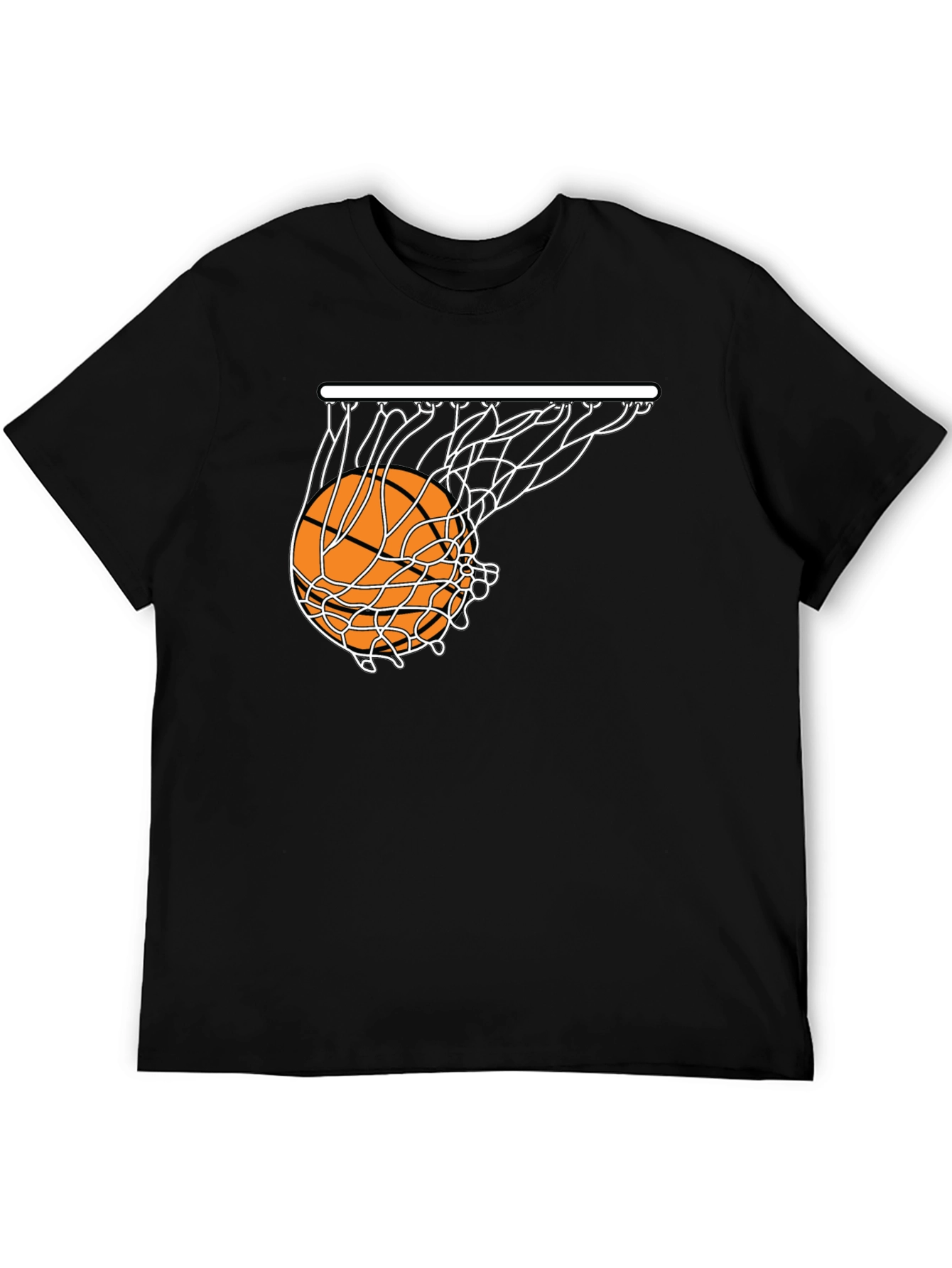 Basketball Net Graphic Tee - Stylish Sportswear