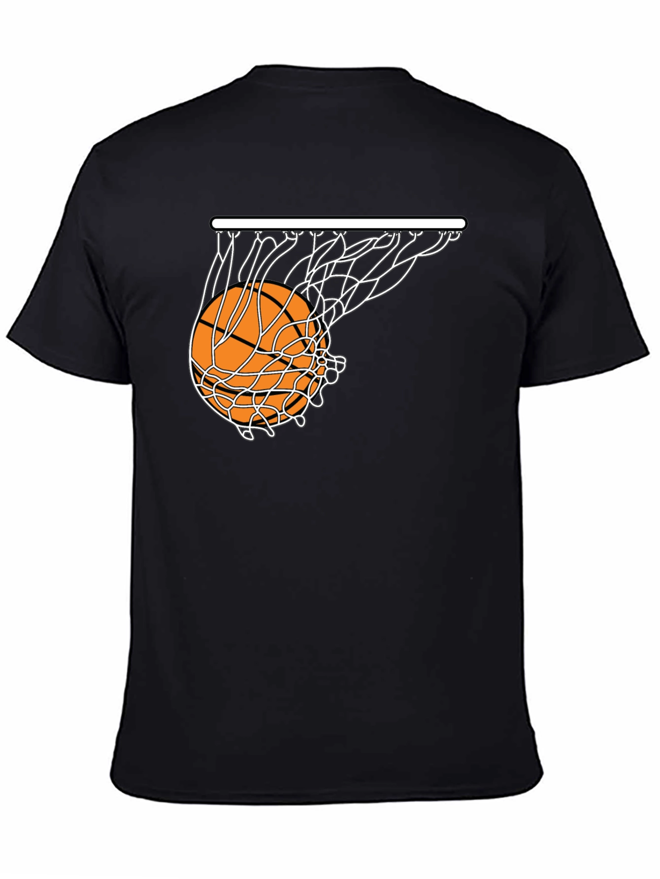 Basketball Net Graphic Tee - Stylish Sportswear
