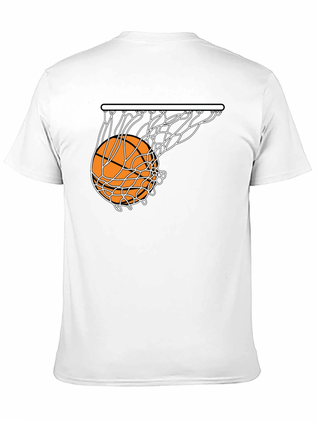 Basketball Net Graphic Tee - Stylish Sportswear