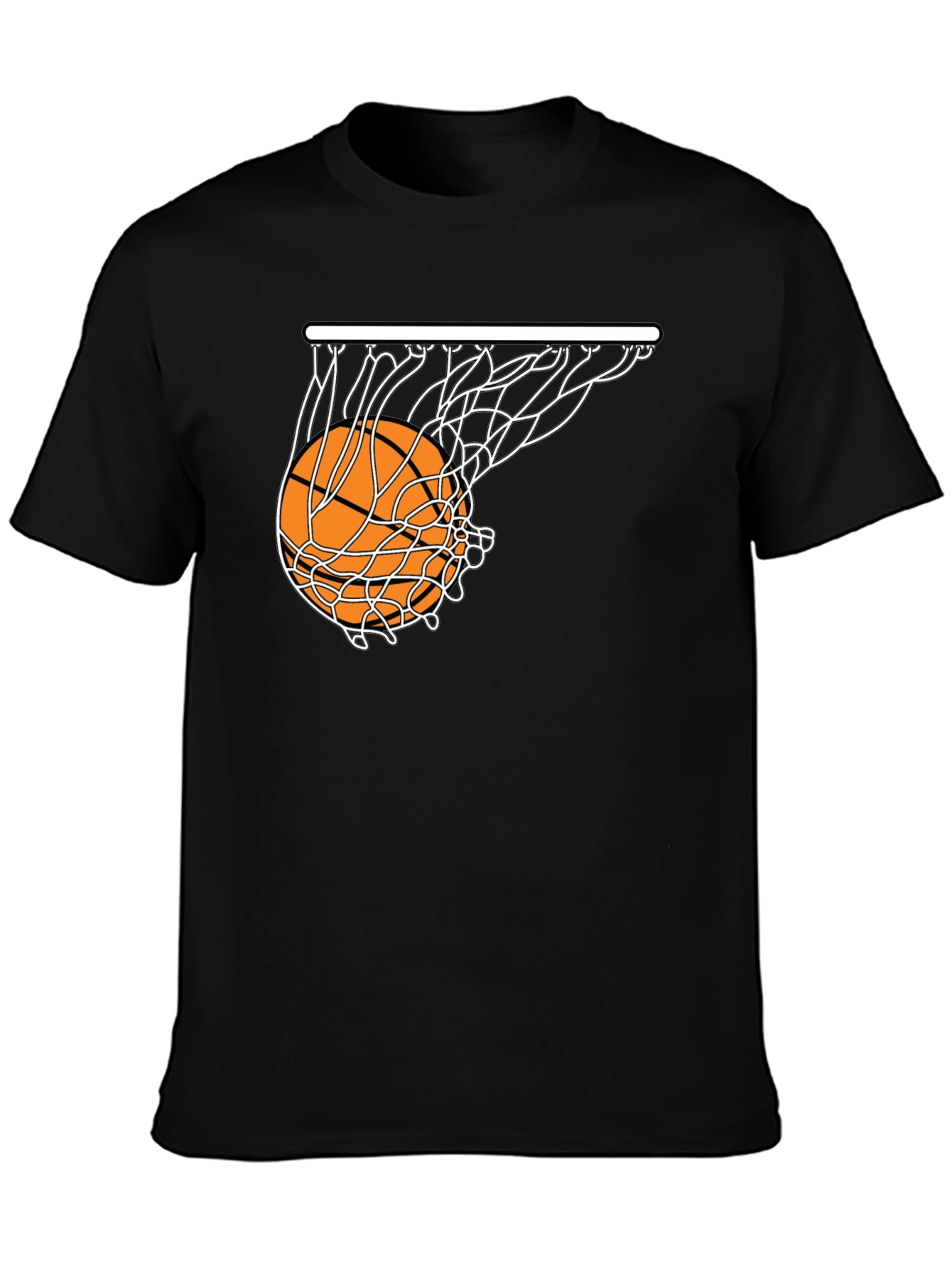 Basketball Net Graphic Tee - Stylish Sportswear