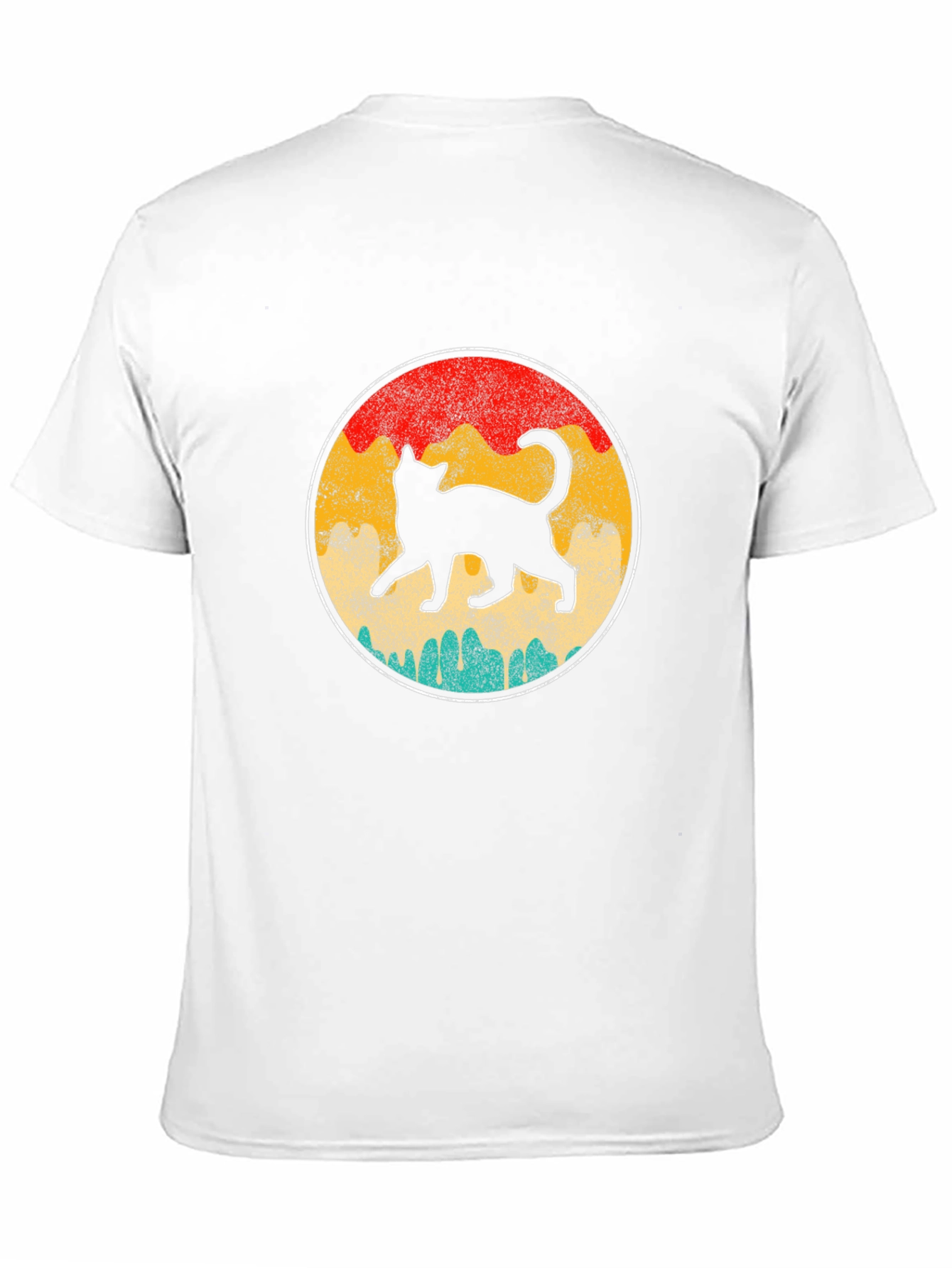 Retro Cat Graphic T-Shirt