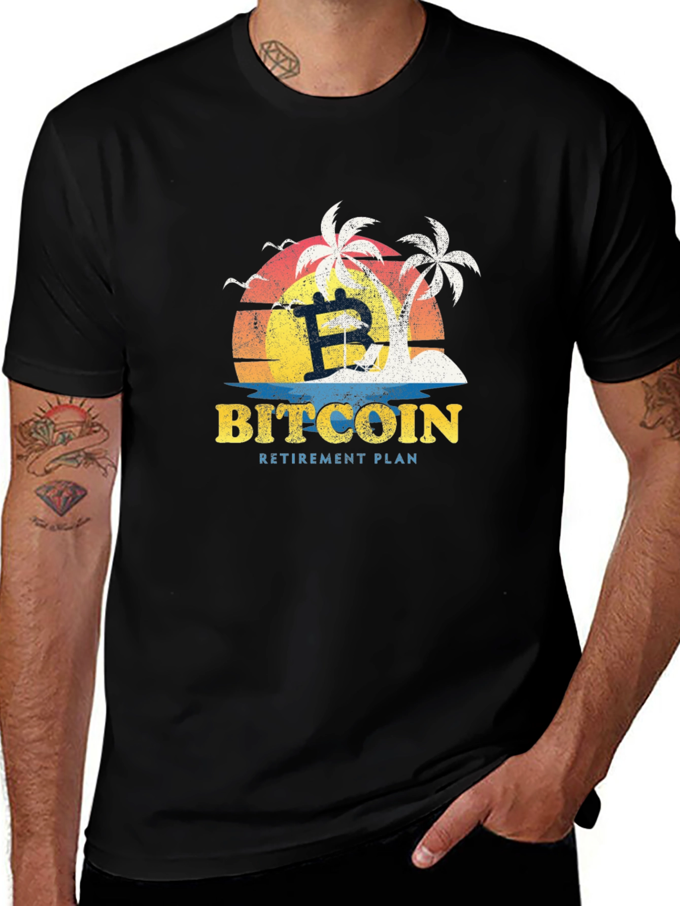 Bitcoin Retirement Plan Graphic Tee