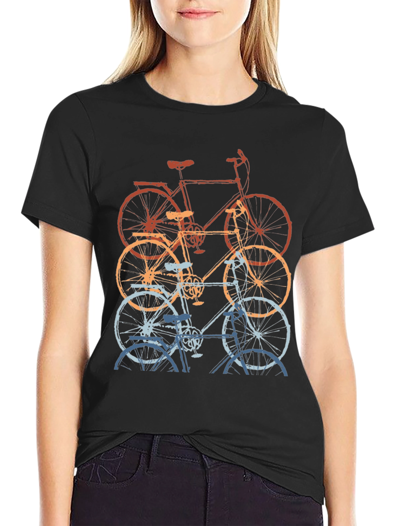 Retro Bicycle T-Shirt - Stylish Cycling Tee