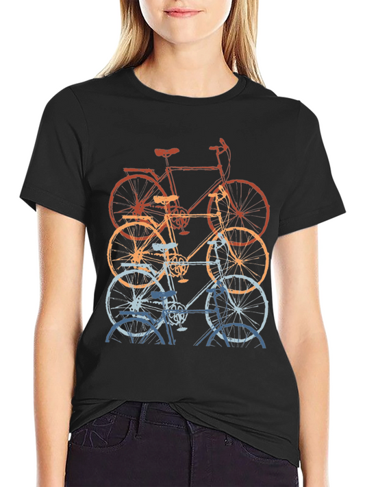 Retro Bicycle T-Shirt - Stylish Cycling Tee