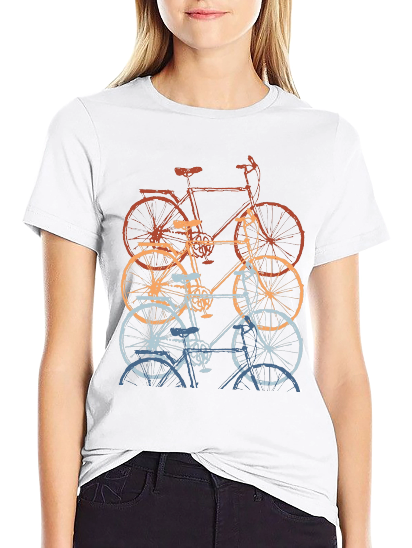 Retro Bicycle T-Shirt - Stylish Cycling Tee