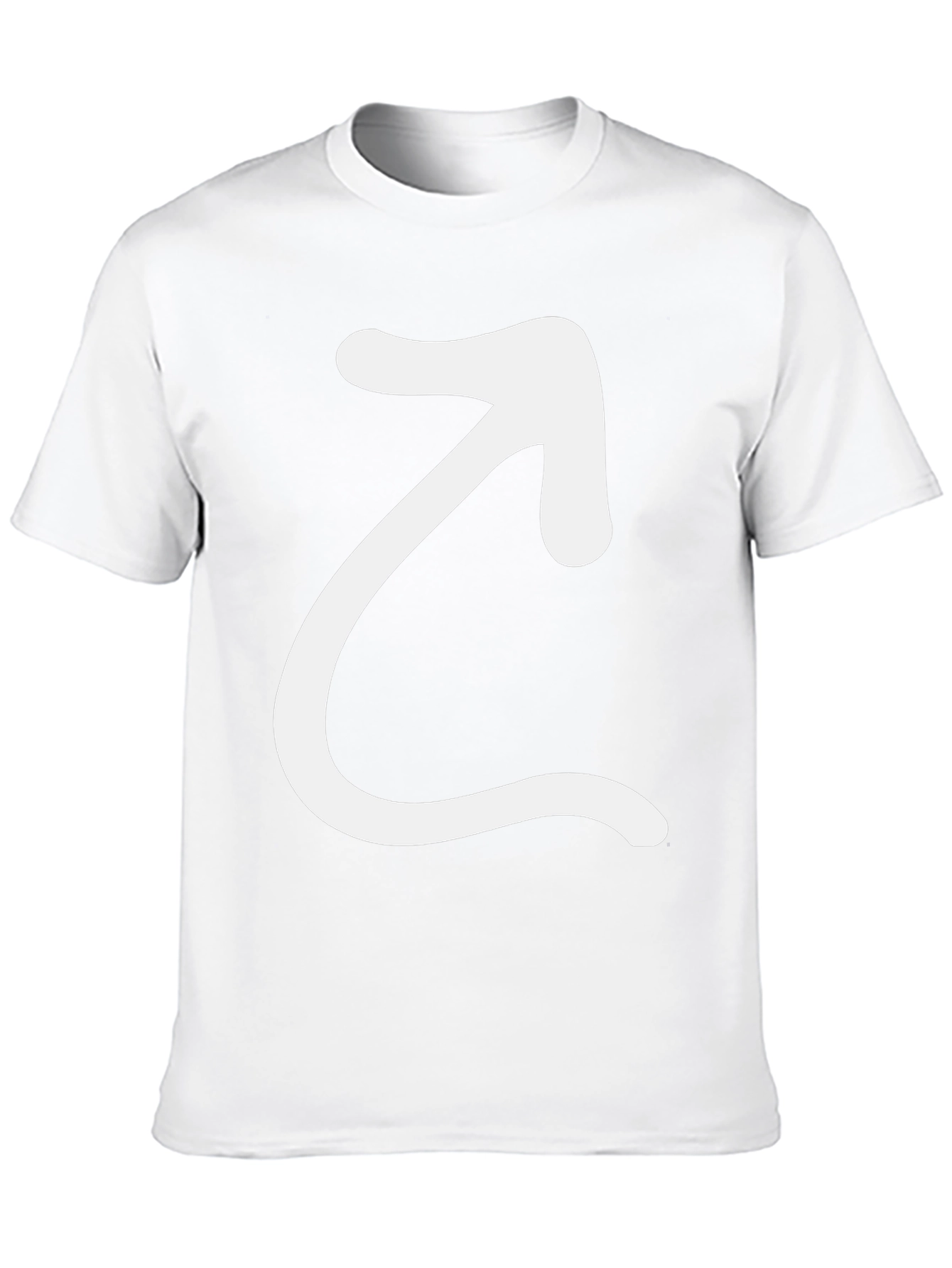 Arrow Graphic Black T-Shirt - Modern Casual Tee