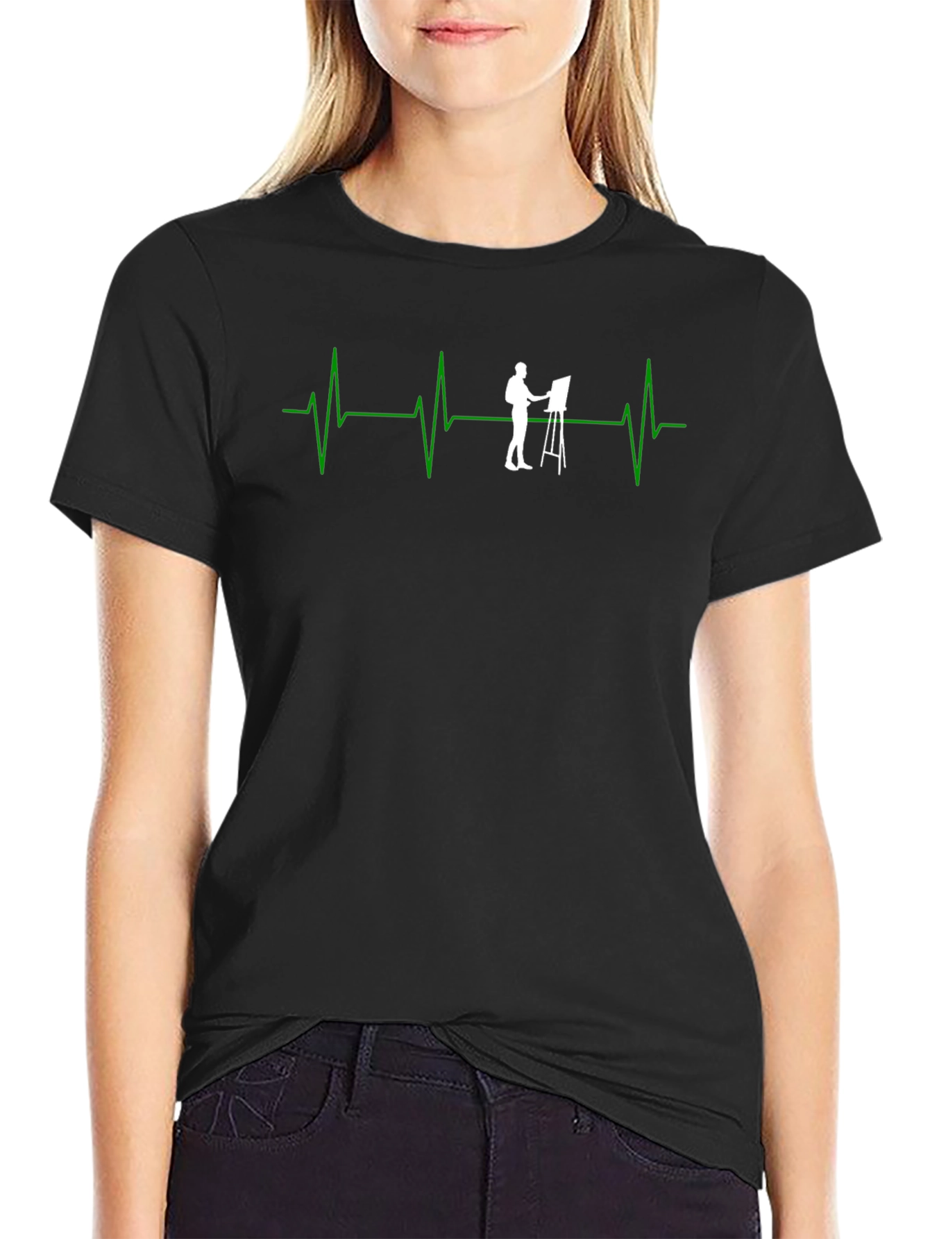 Artist Heartbeat T-Shirt - Painting Passion