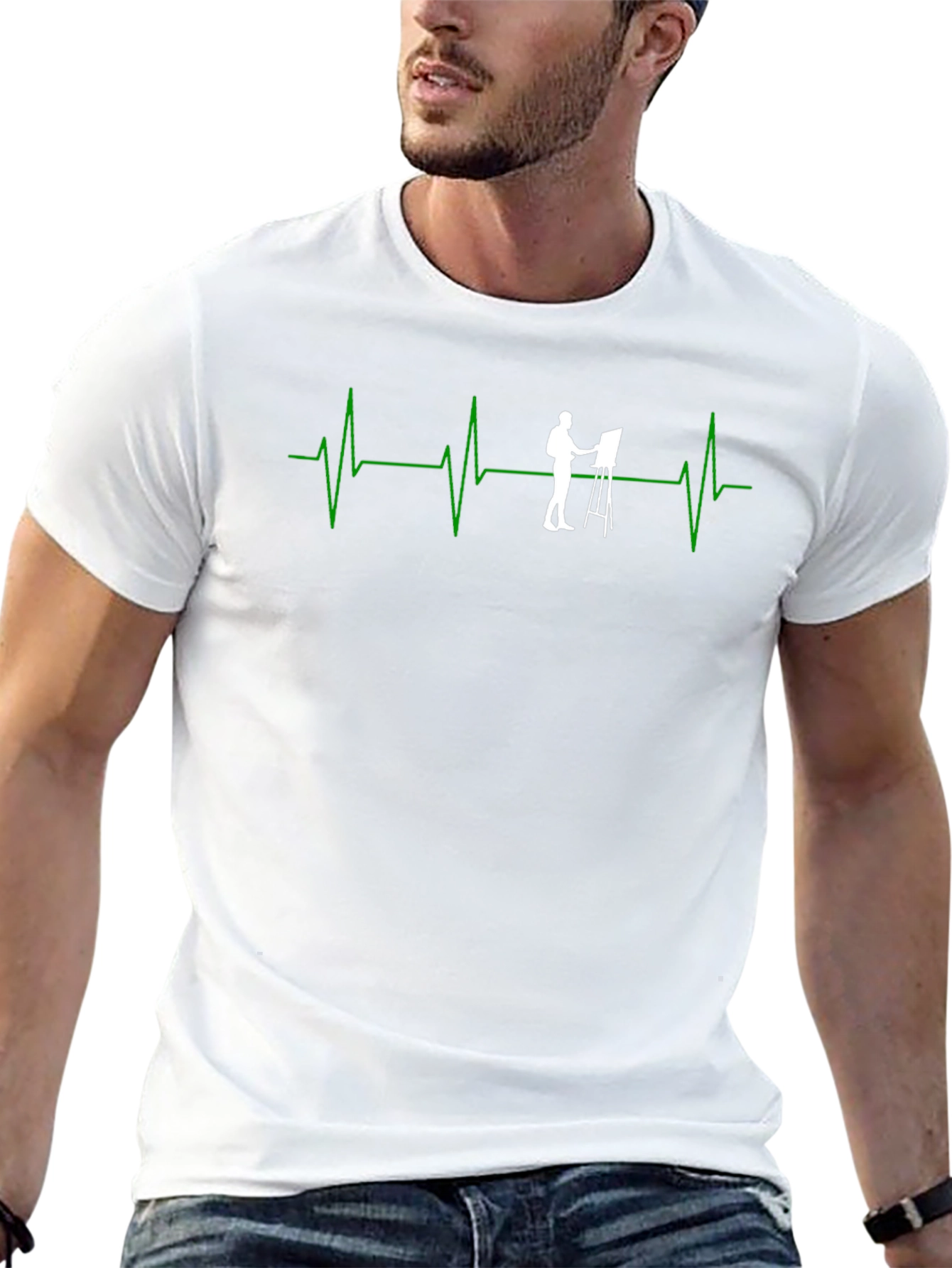 Artist Heartbeat T-Shirt - Painting Passion
