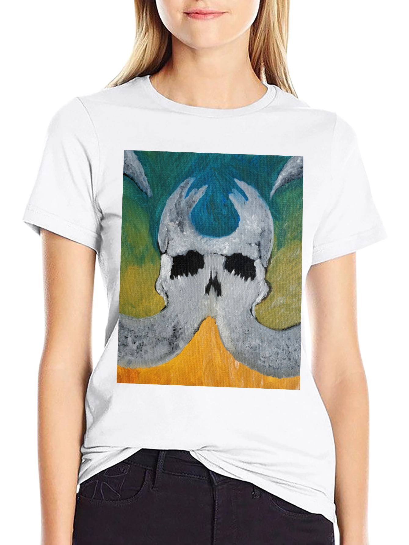Skull Graphic Tee - Unique Art Design