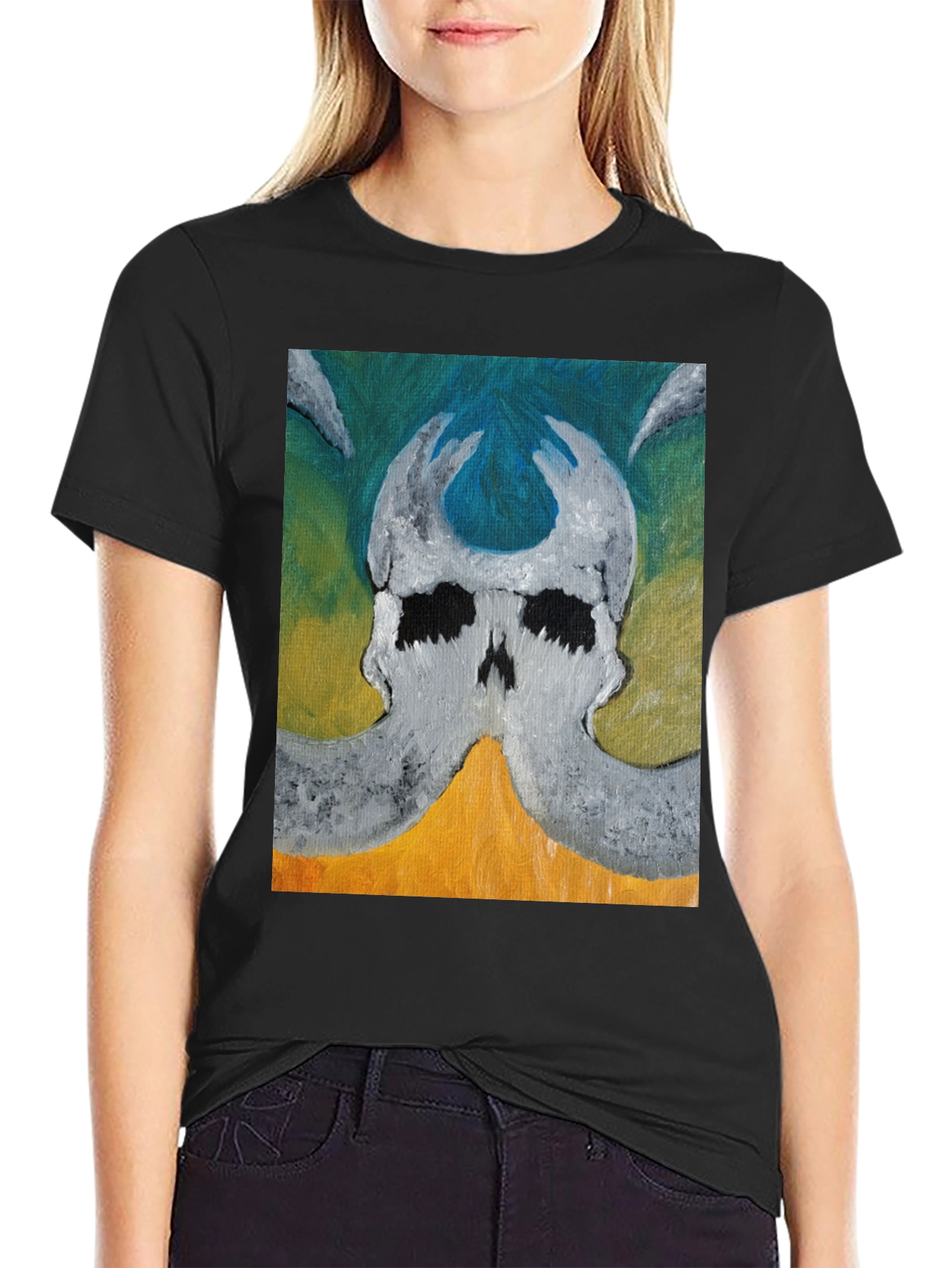 Skull Graphic Tee - Unique Art Design